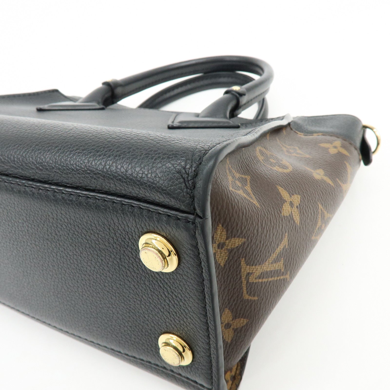 Louis Vuitton Monogram On My Side PM Canvas Leather 2Way Bag M57728