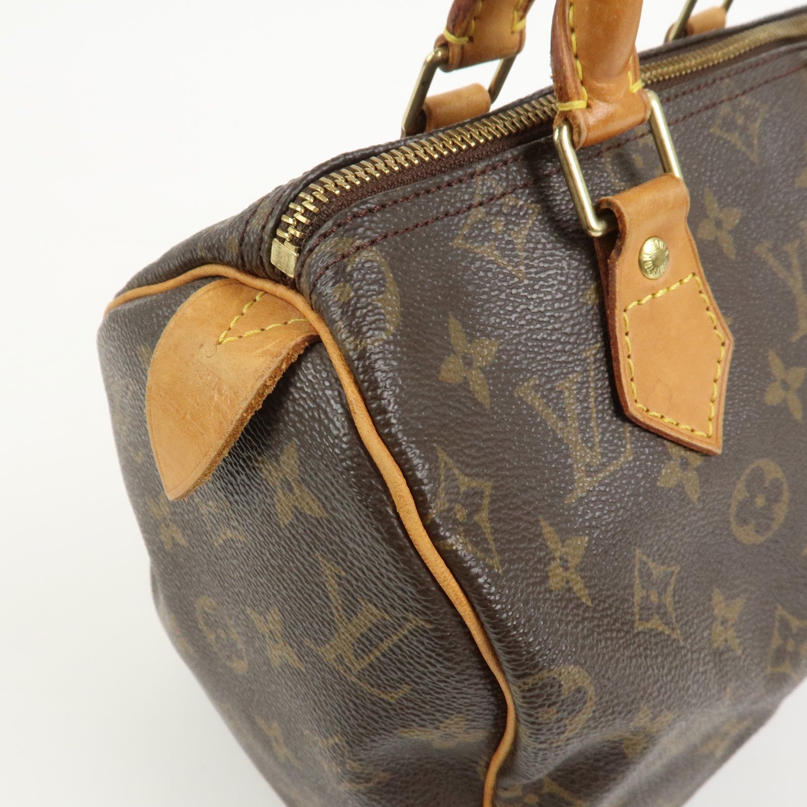 Louis Vuitton Monogram Speedy 25 Boston Bag Hand Bag Brown M41528