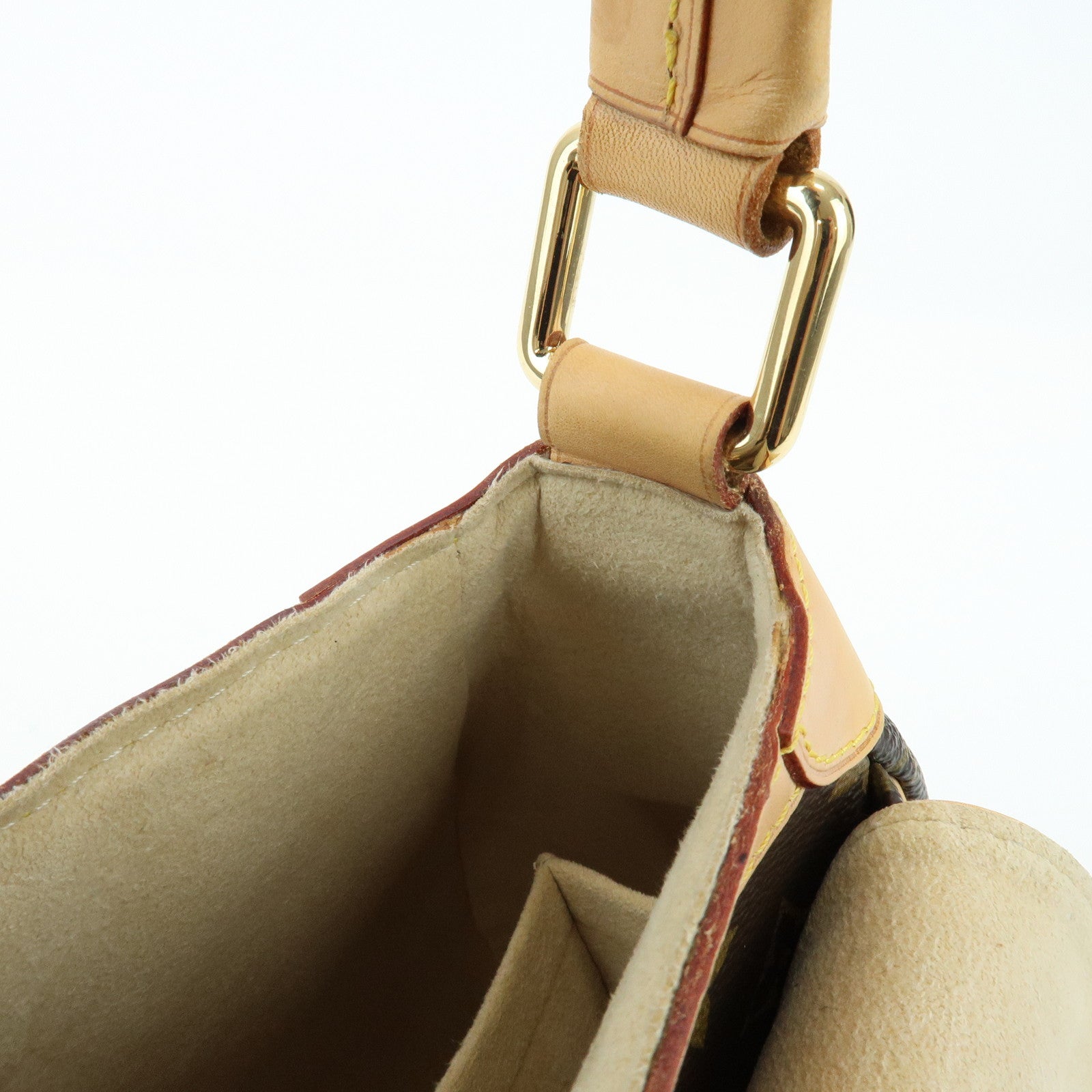 Louis Vuitton Monogram Beverly MM Shoulder Hand Bag Brown M40121
