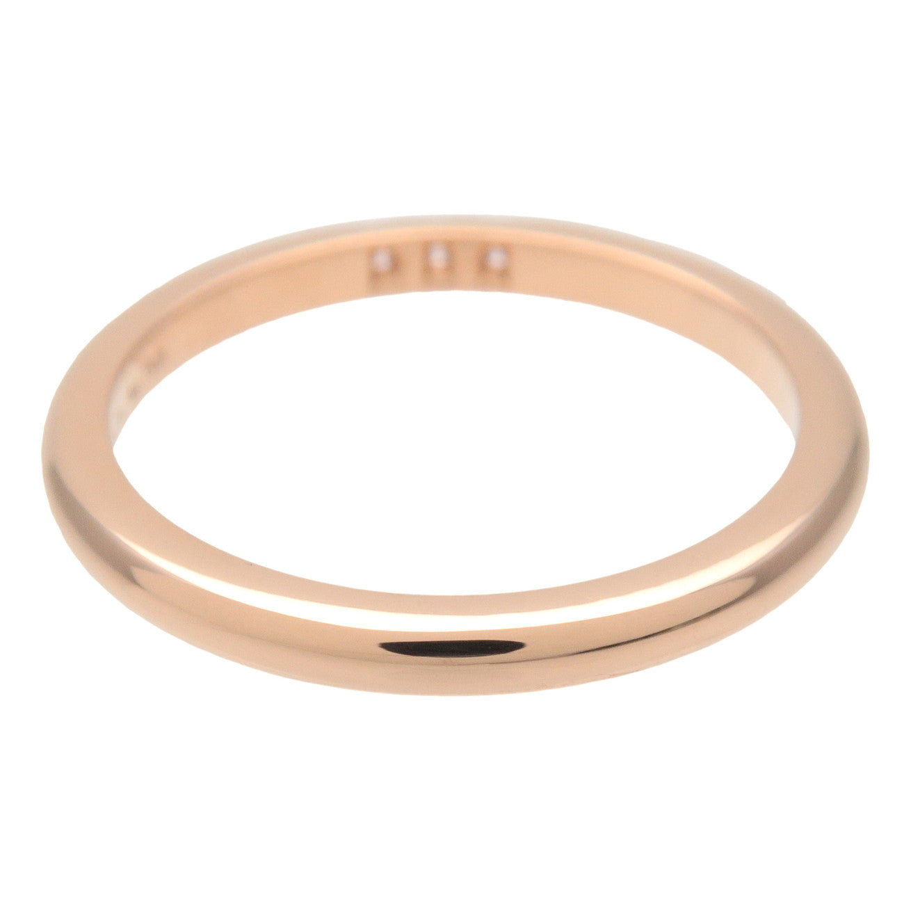 Tiffany & Co Classic Band 3P Diamond Ring K18PG 750PG US5-5.5 EU50 Rose Gold