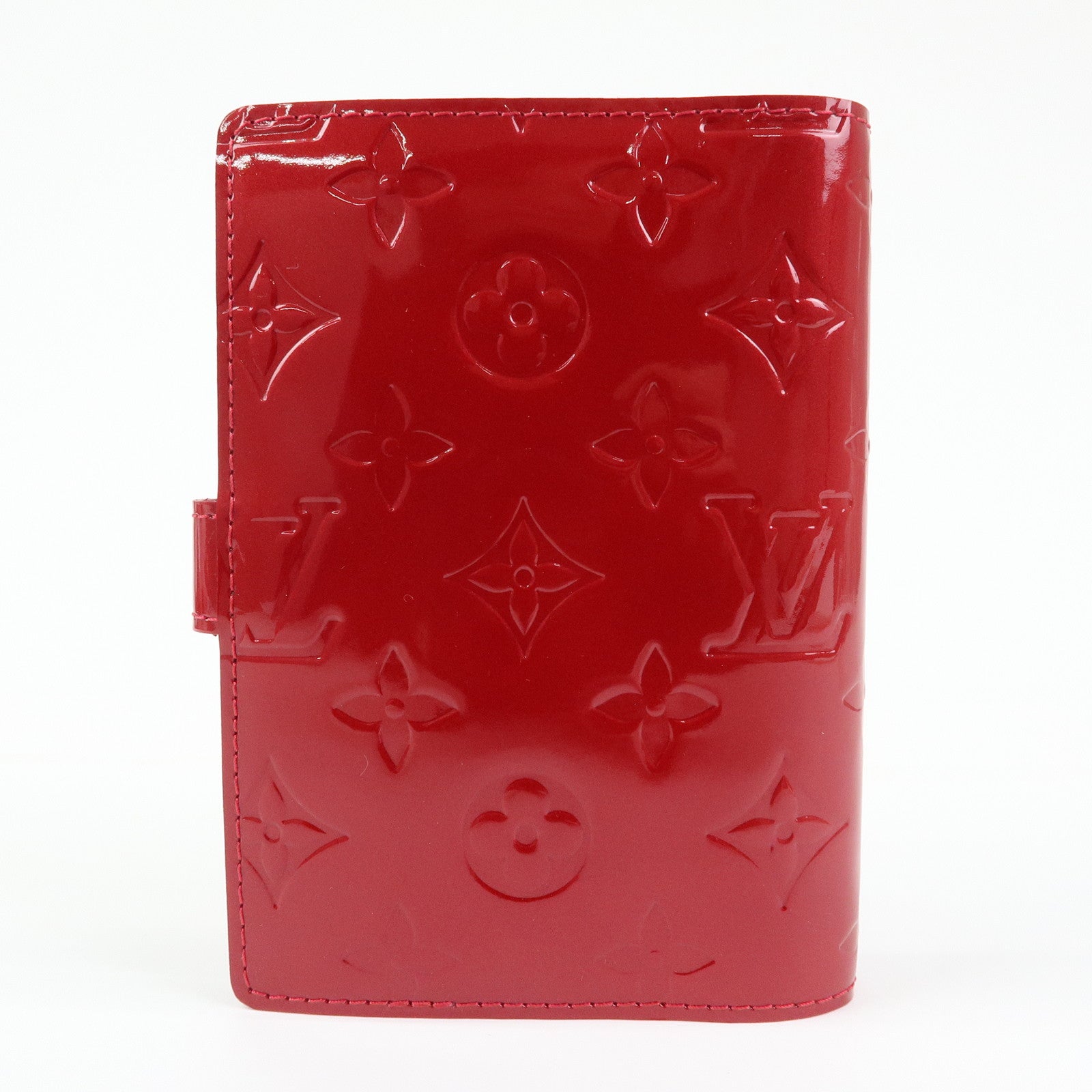 Louis Vuitton Monogram Vernis Agenda PM Pomme d'Amour Red R21016
