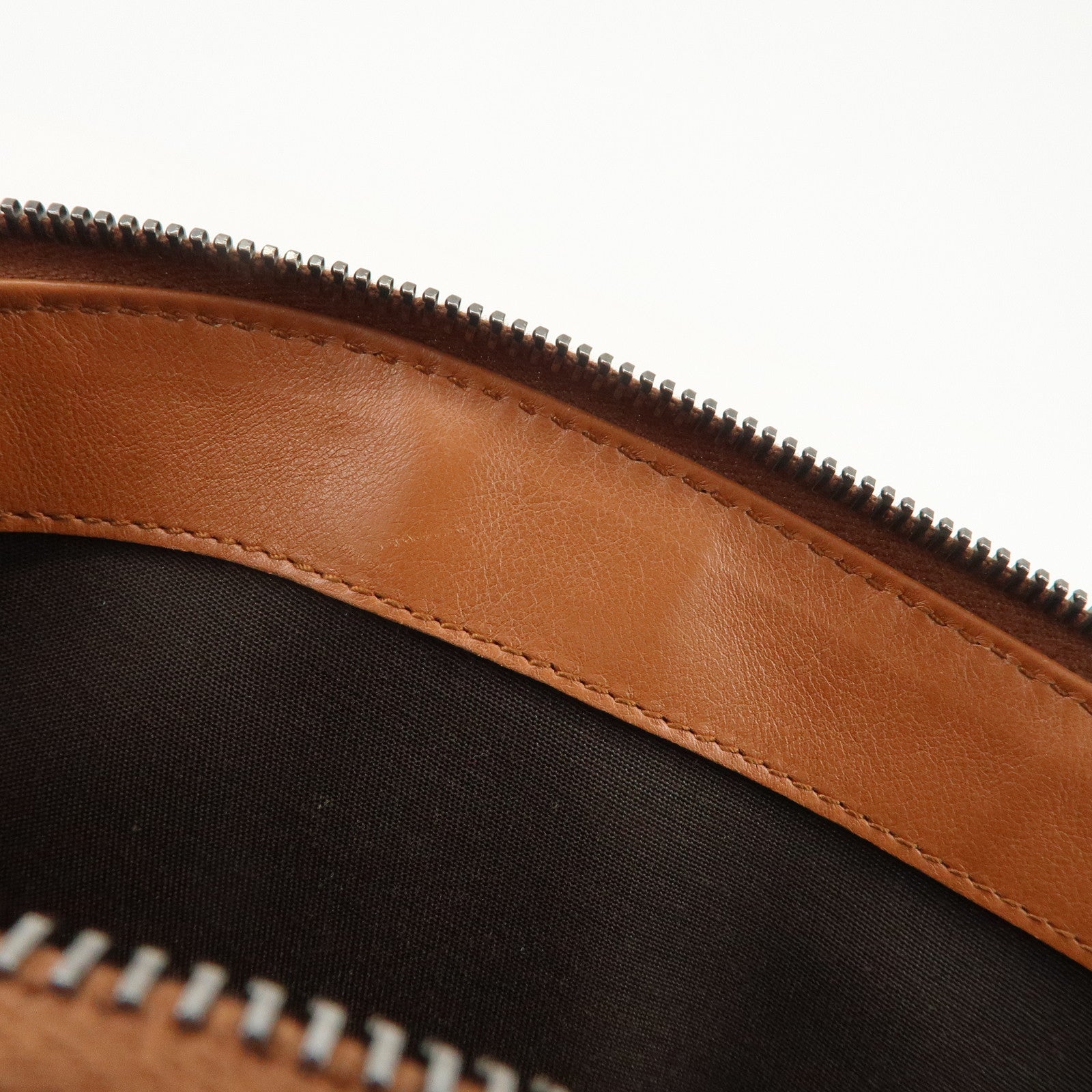 GUCCI Guccissima Interlocking G 2Way Bag Hand Bag Brown 341503