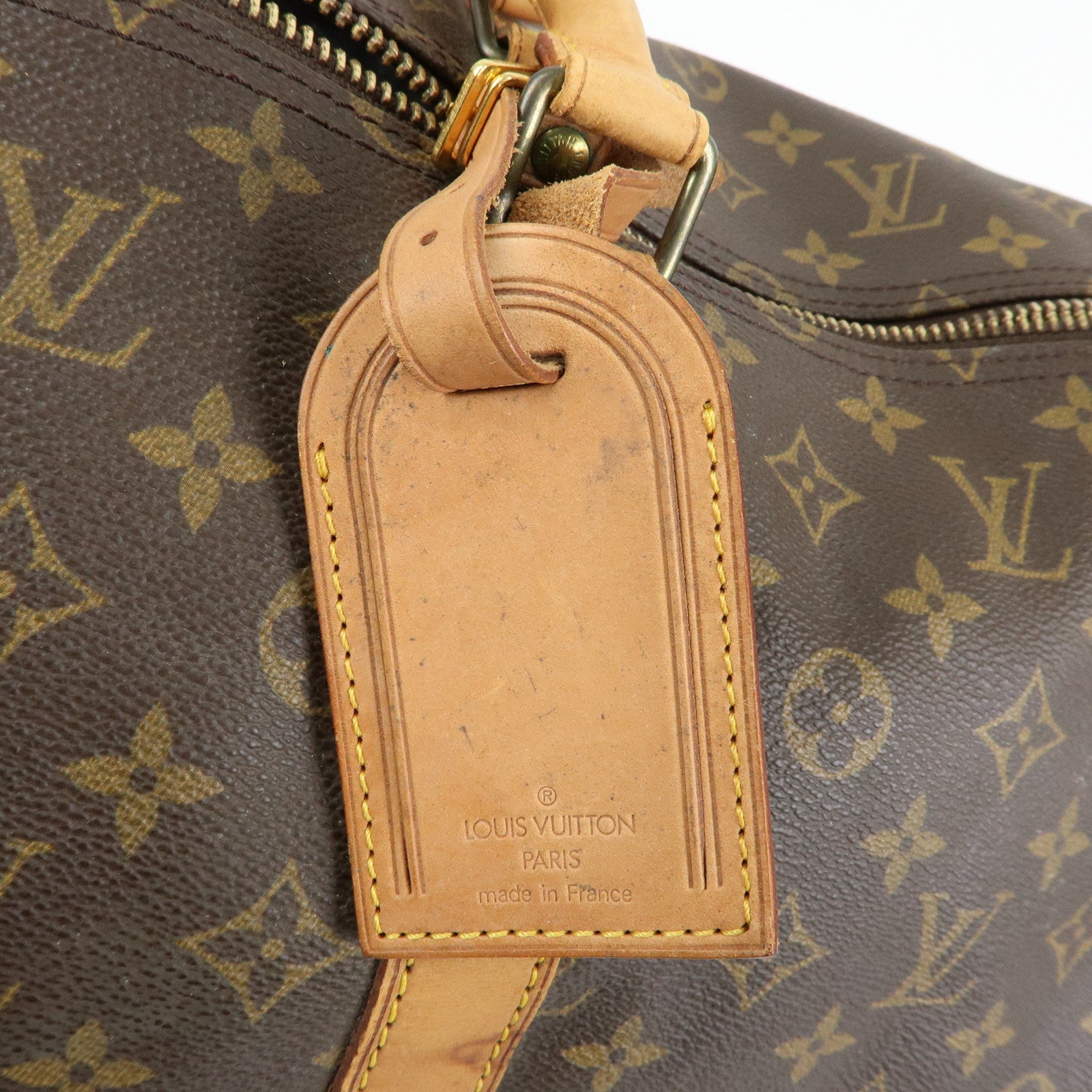 Louis Vuitton Keep All 55 Boston Bag Hand Bag Brown M41414