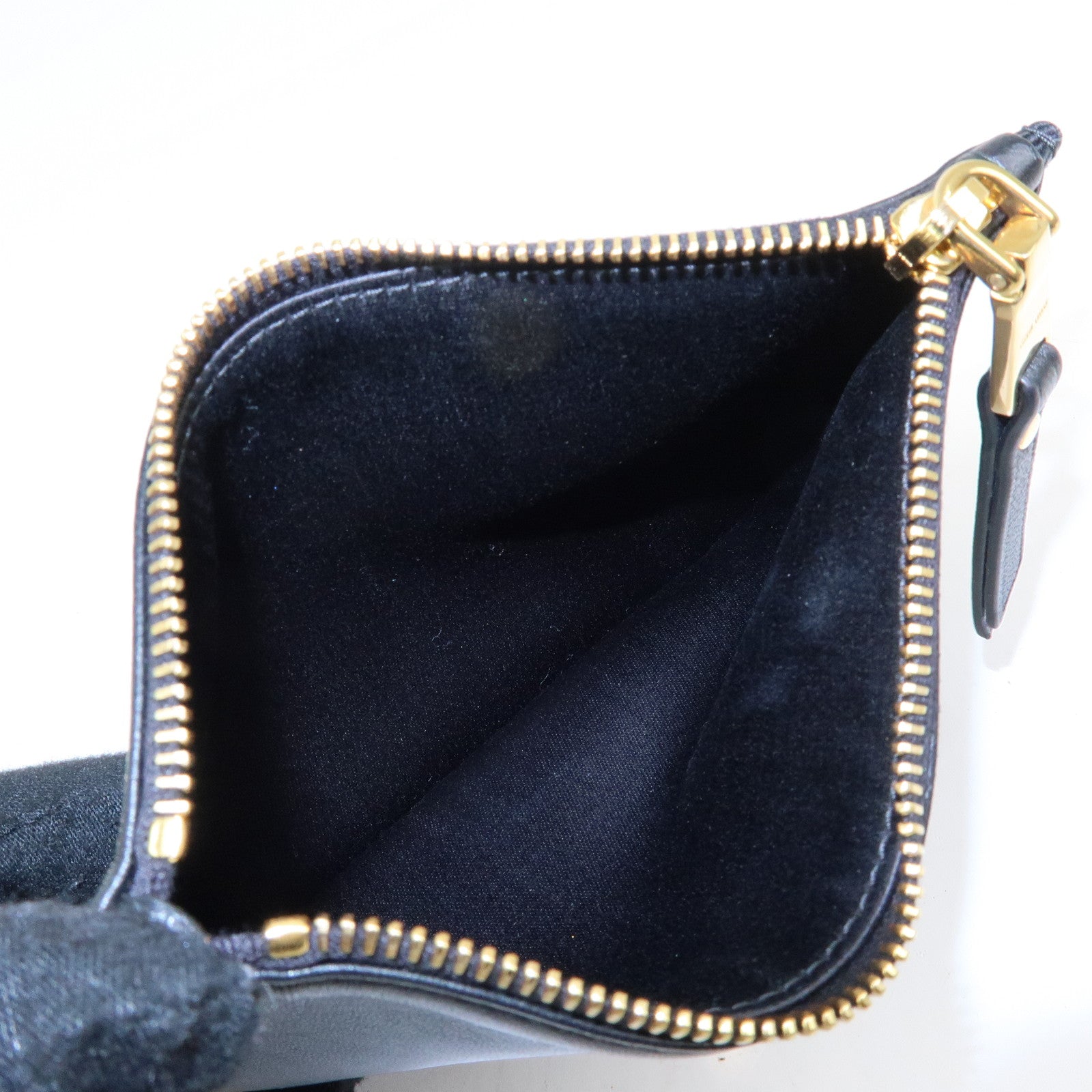 MIU MIU Matelasse Leather Gathered Shoulder Bag Crossbody Bag Black