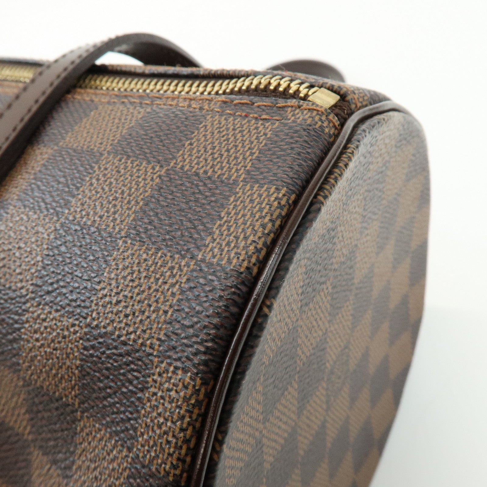 Louis Vuitton Damier Ebene Papillon 30 Hand Bag Brown N51303