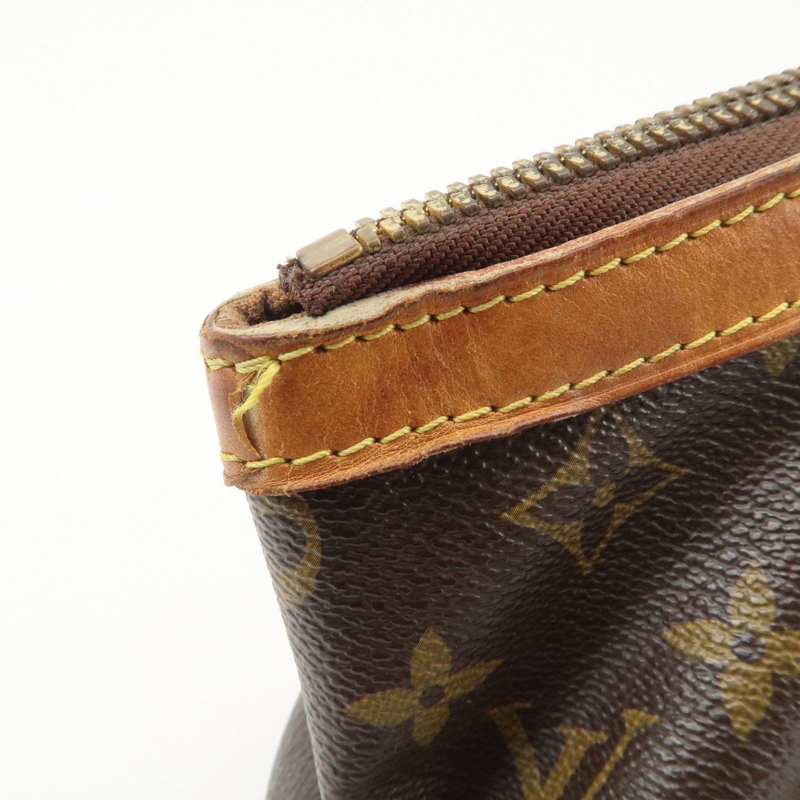 Louis Vuitton Monogram Tivoli PM Hand Bag Brown M40143 Used