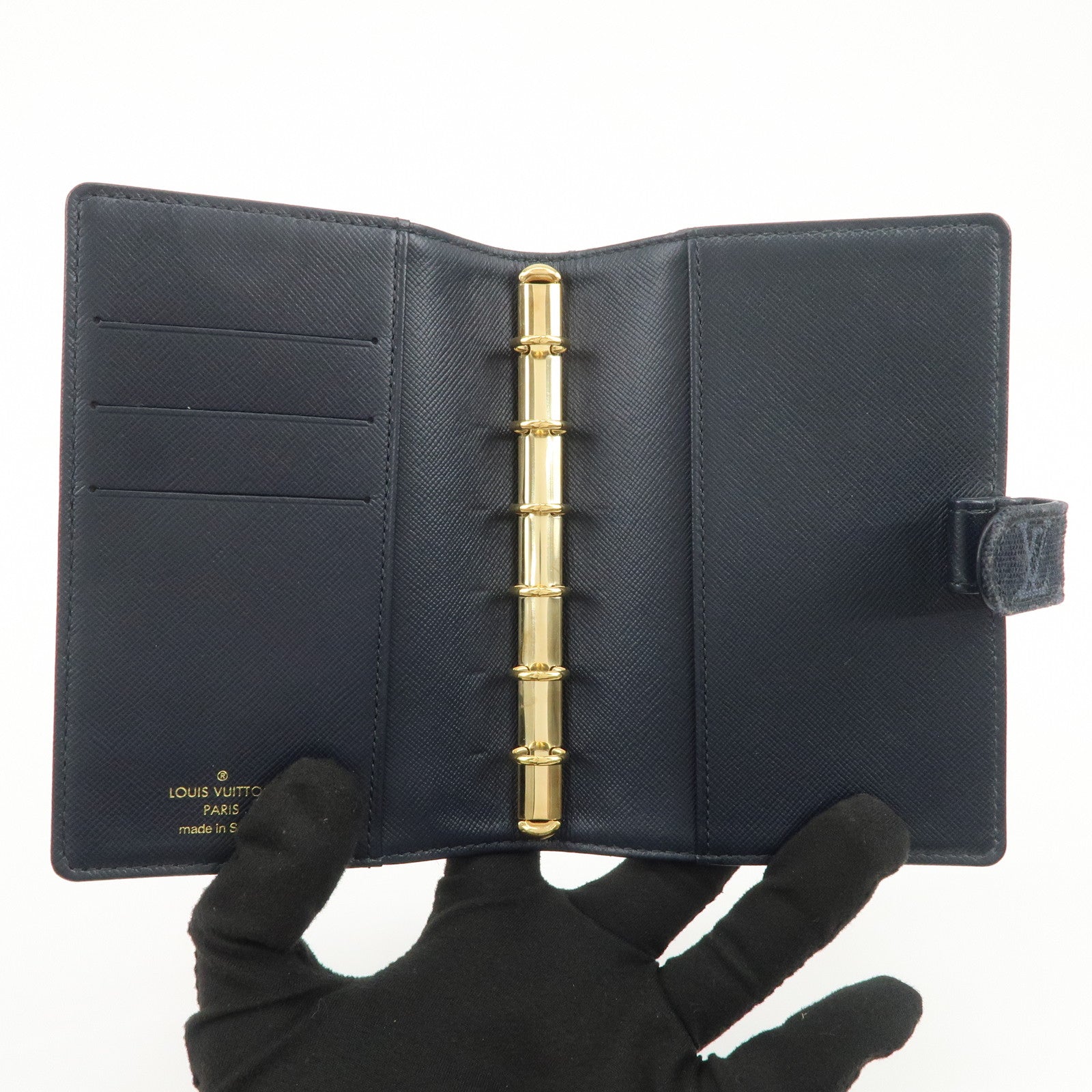 Louis Vuitton Monogram Mini Agenda PM Planner Cover TST Blue R20913