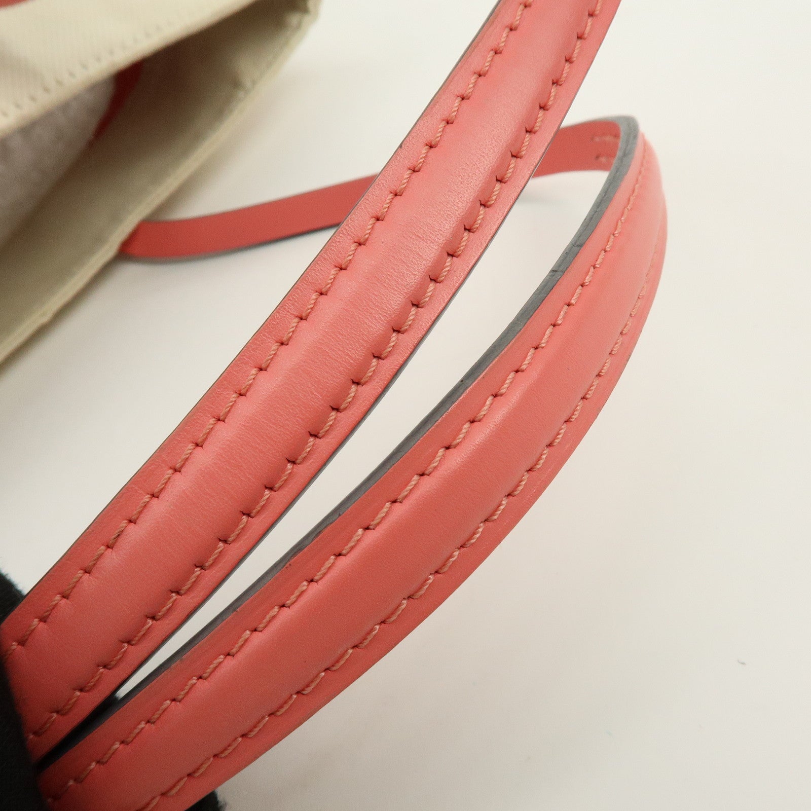 Louis Vuitton Canvas Leather Cabas PM Hand Bag Corail M94505