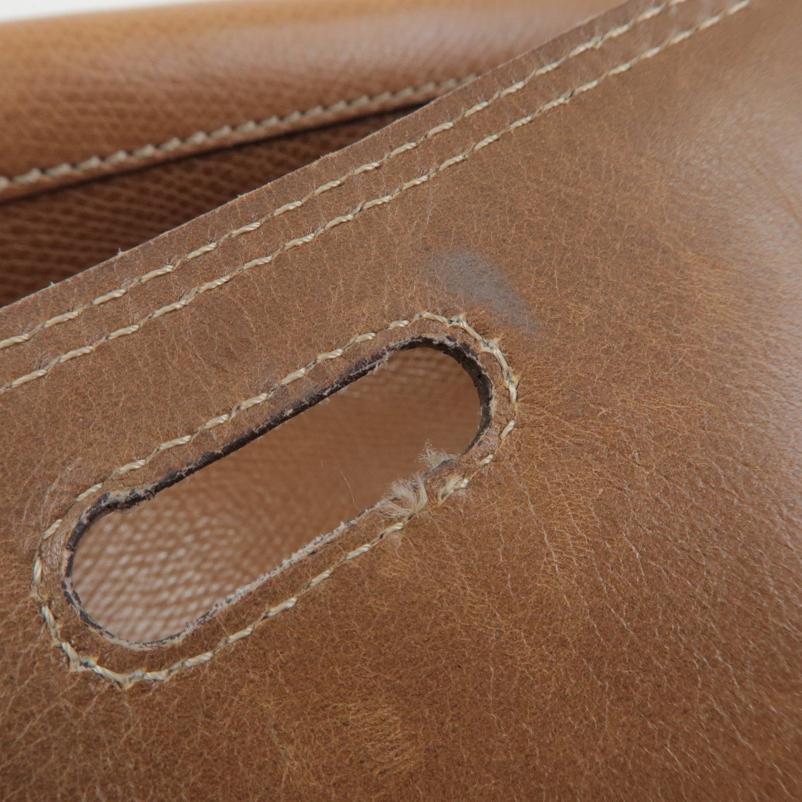 LOEWE Anagram Leather Shoulder Bag Crossbody Bag Brown