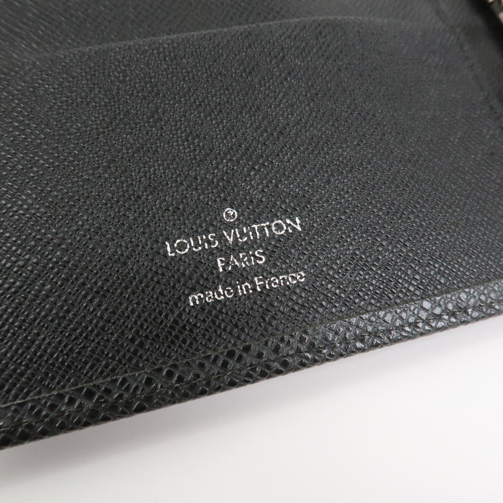 Louis Vuitton Taiga Leather Agenda MM Planner Cover Ardoise R20222