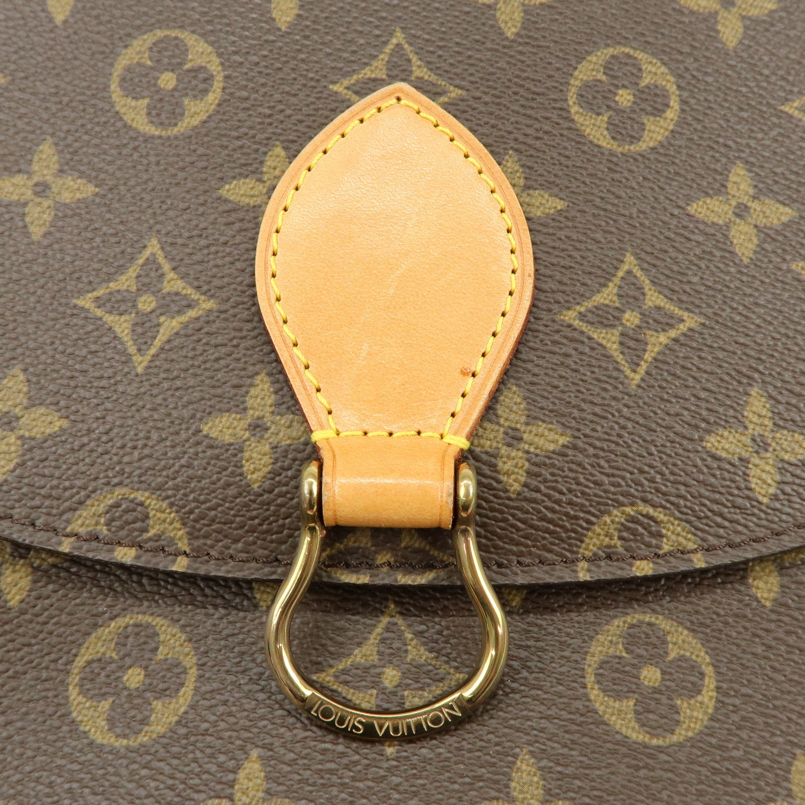 Louis Vuitton Monogram Saint Cloud GM Shoulder Bag Brown M51242