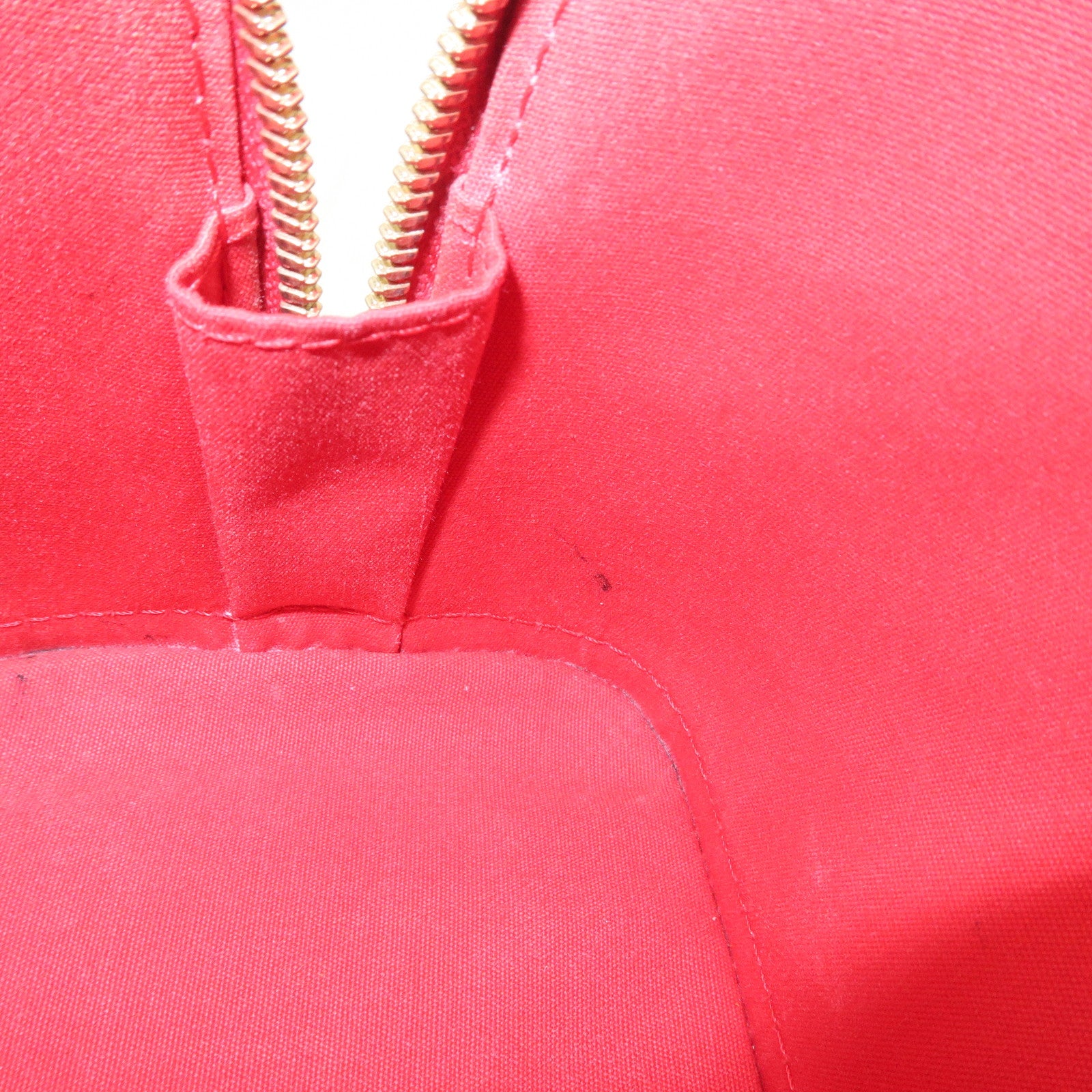 Louis Vuitton Monogram Vernis Alma BB 2Way Hand Bag Cerise M90174
