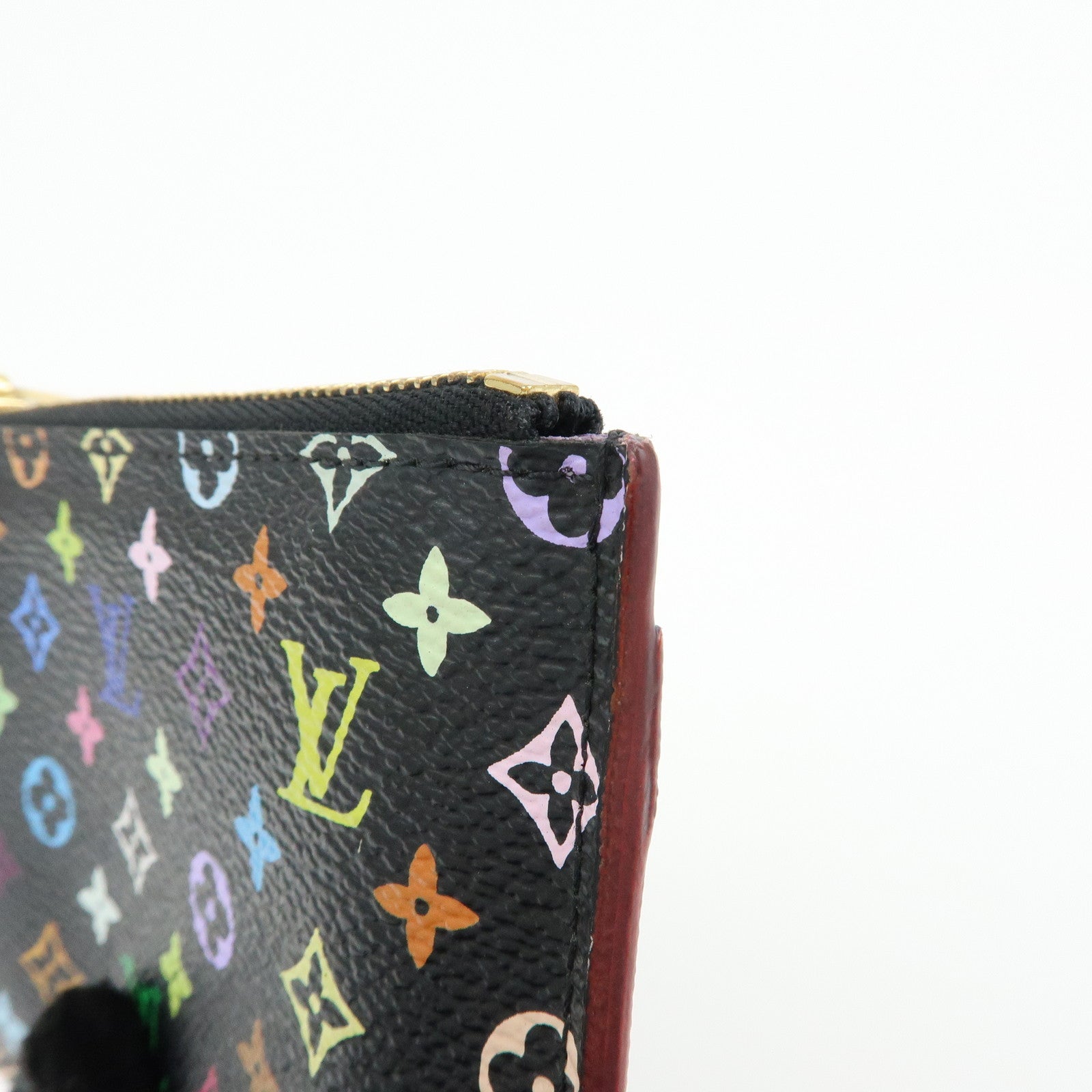 Louis Vuitton Monogram Multicolor Pochette Cles Coin Case M93735
