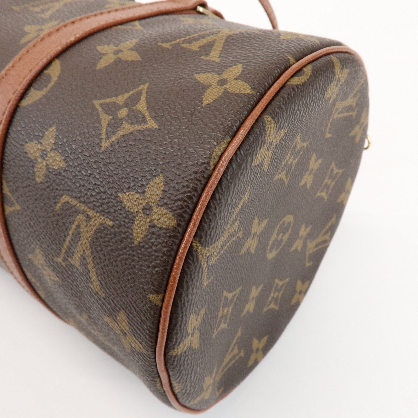 Louis Vuitton Monogram Papillon 30 Hand Bag Brown M51365