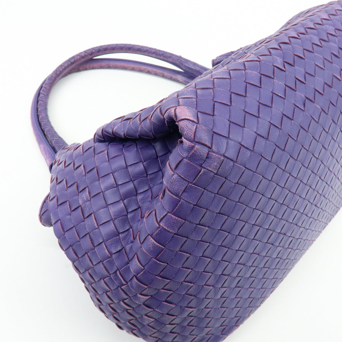 BOTTEGA VENETA Intrecciato Nappa Leather Tote Bag Purple 222322