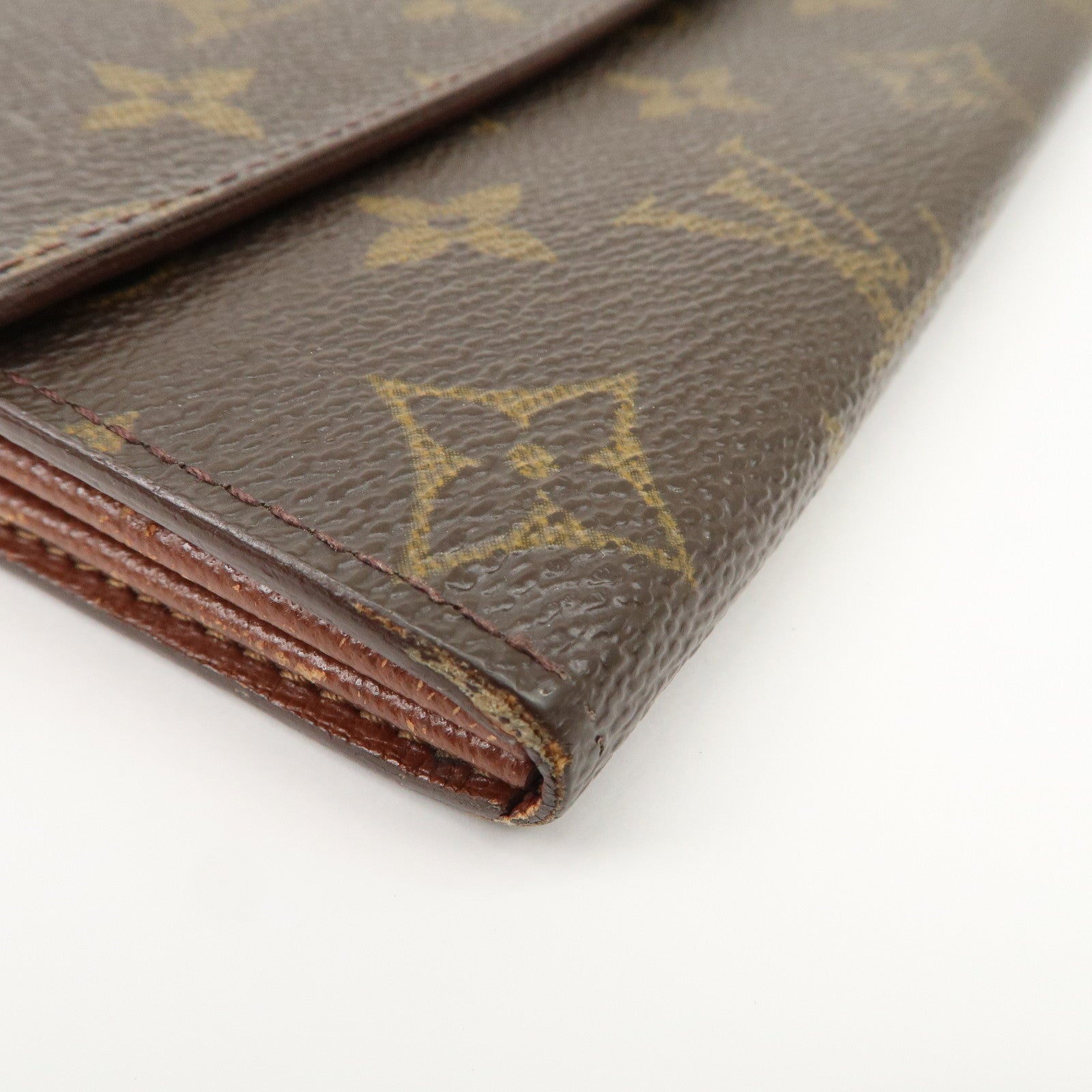 Louis Vuitton Monogram Set of 2 Long Wallet M61725 M93744 Used