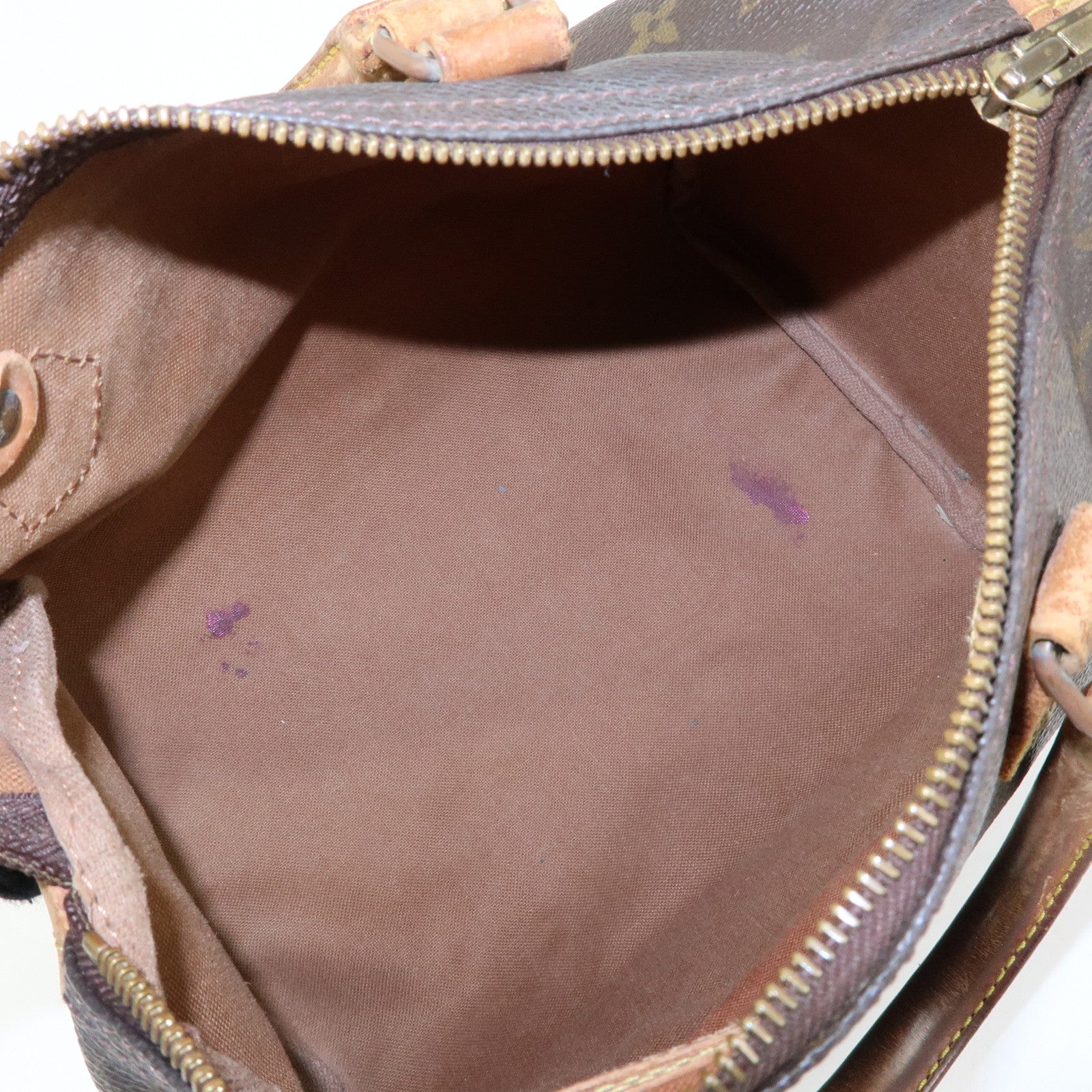 Louis Vuitton Monogram Speedy 25 Boston Bag Hand Bag Brown M41528