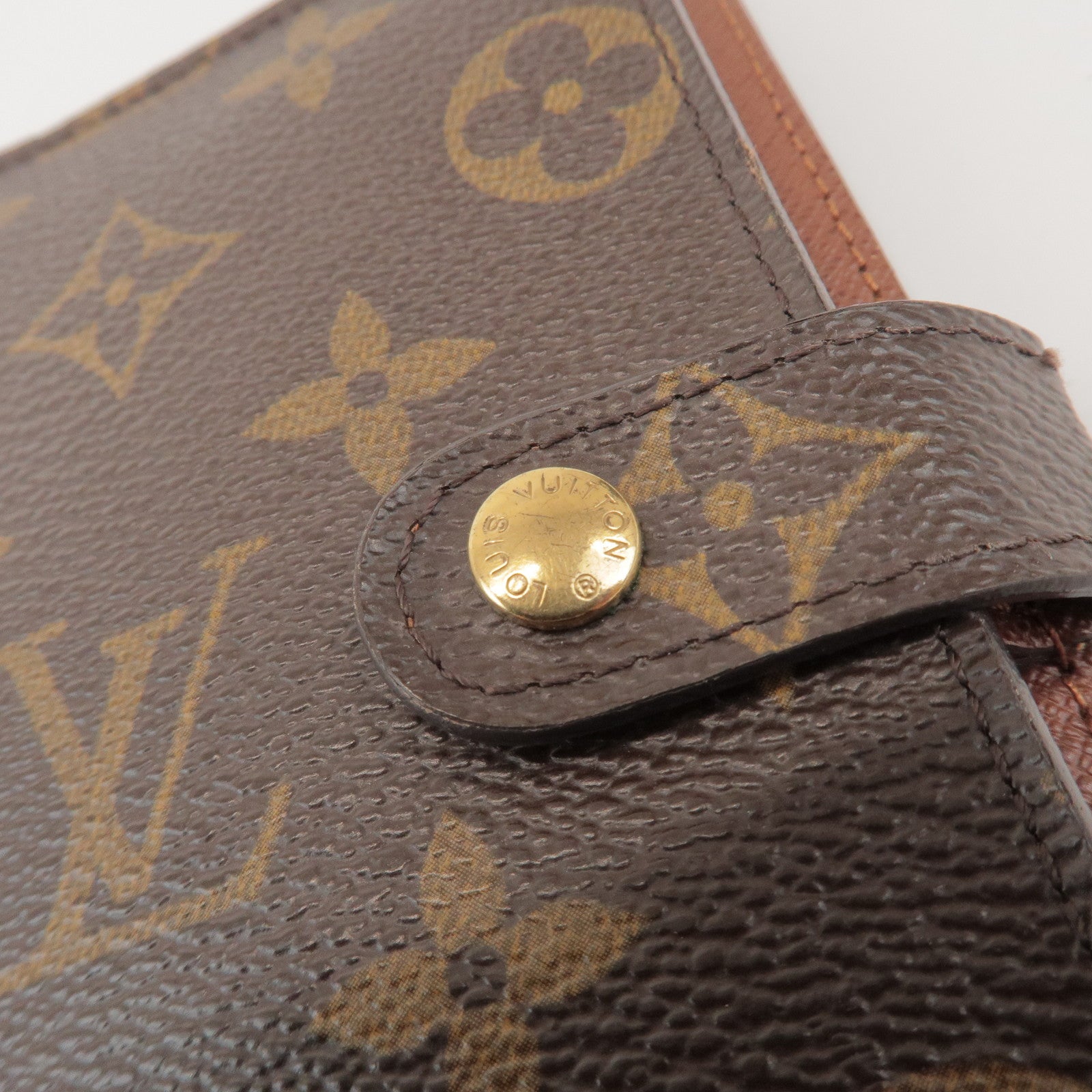 Louis Vuitton Monogram Agenda PM Planner Cover Brown R20005