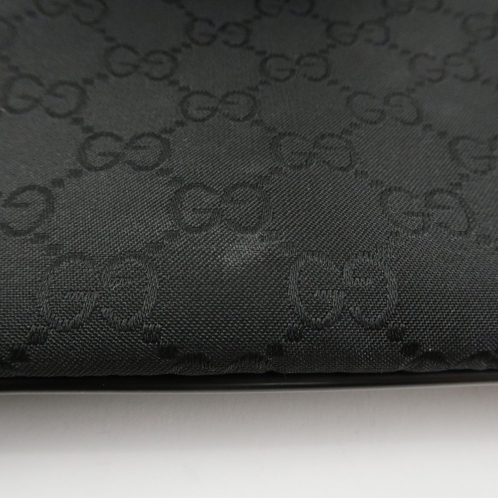 GUCCI Sherry GG Nylon Leather Shoulder Bag Crossbody Bag 449183