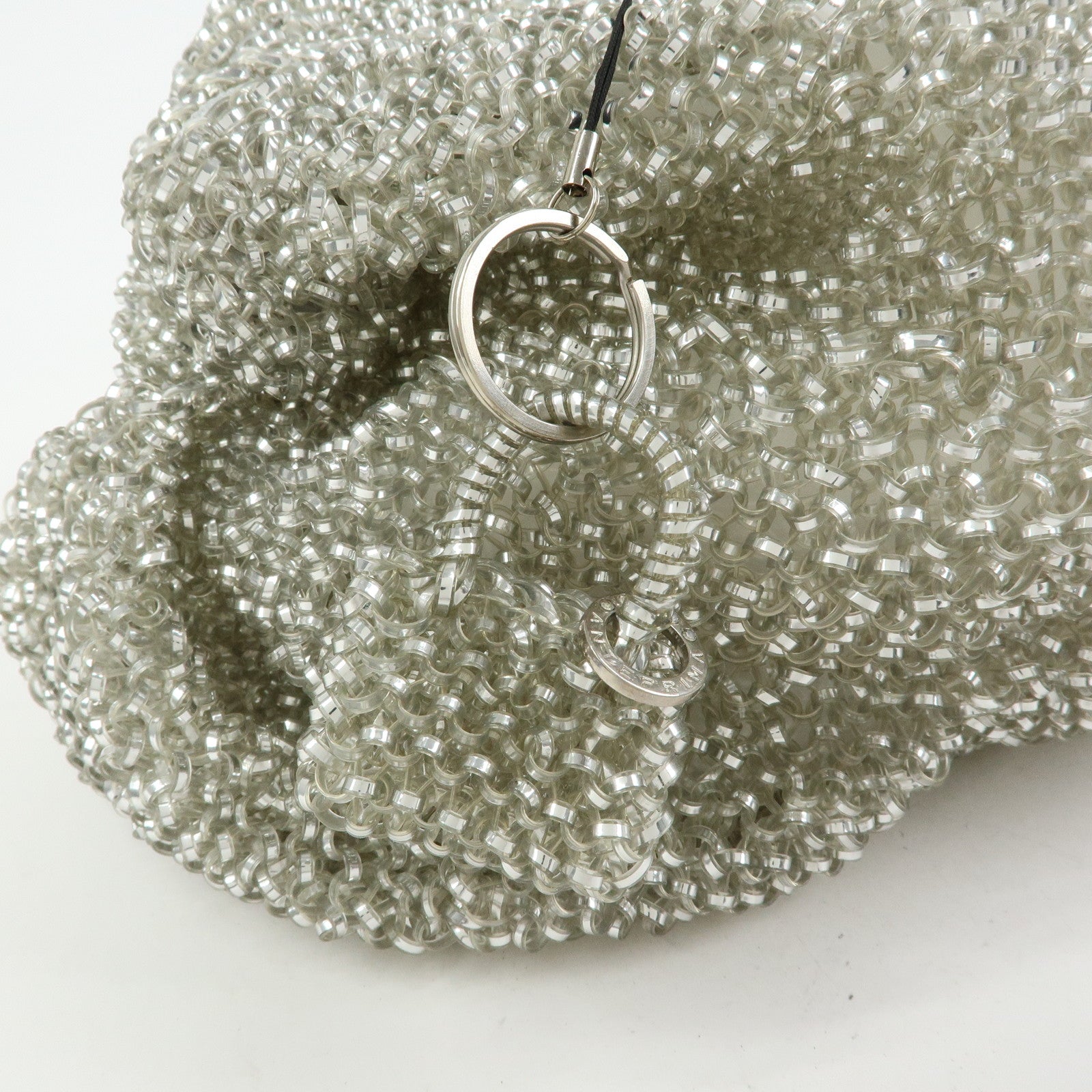 ANTEPRIMA PVC Wire Bag Hand Bag Shoulder Bag Mini Bag Charm Silver