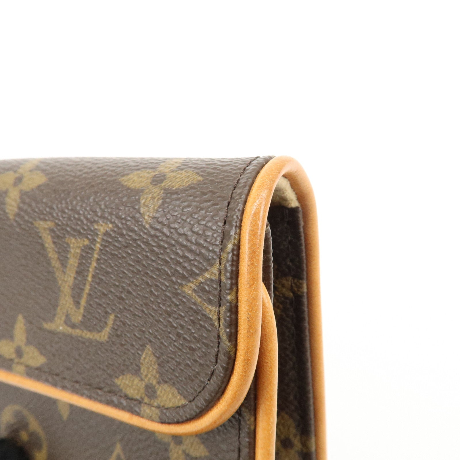 Louis Vuitton Monogram Pochette Florentine Waist Bag Belt M51855 Used