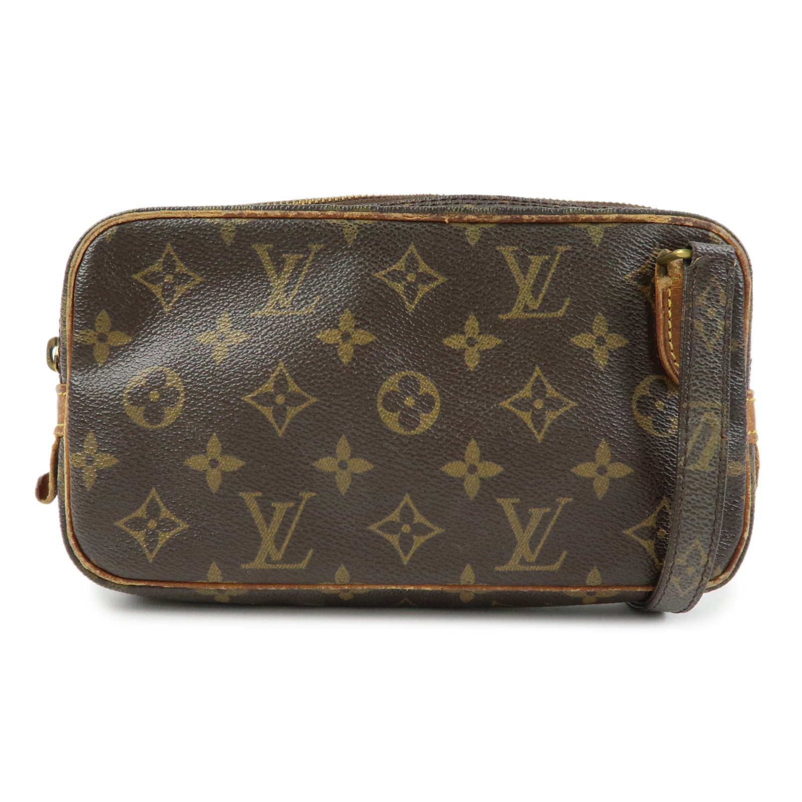 Louis Vuitton Monogram Pochette Marly Bandouliere Bag Brown M51828