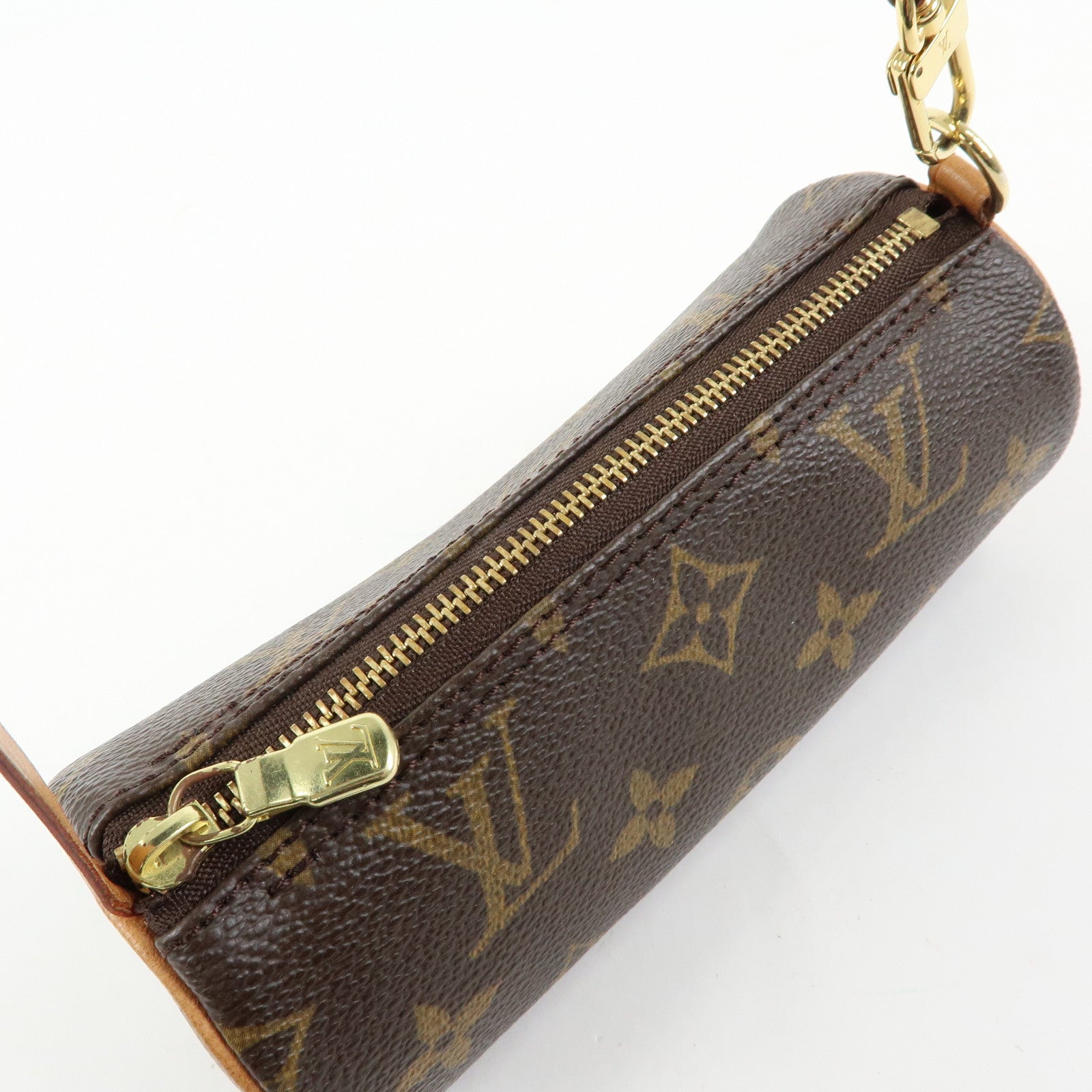 Louis Vuitton Monogram Mini Pouch for Papillon Bag Brown
