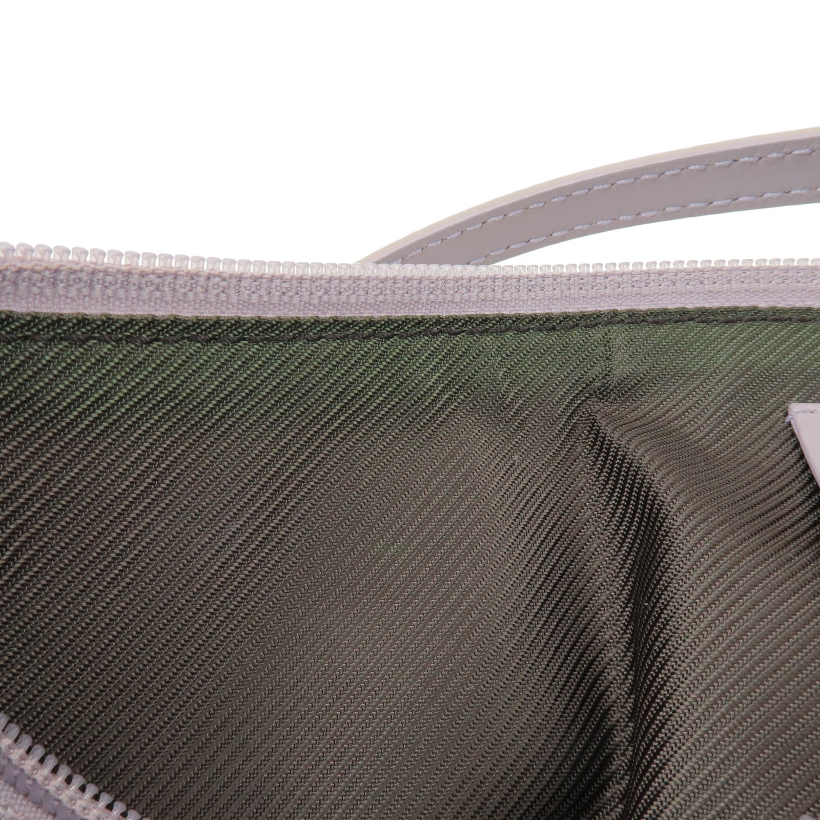 GUCCI Boat Bag GG Canvas Leather Hand Bag Pouch Light Purple 07198