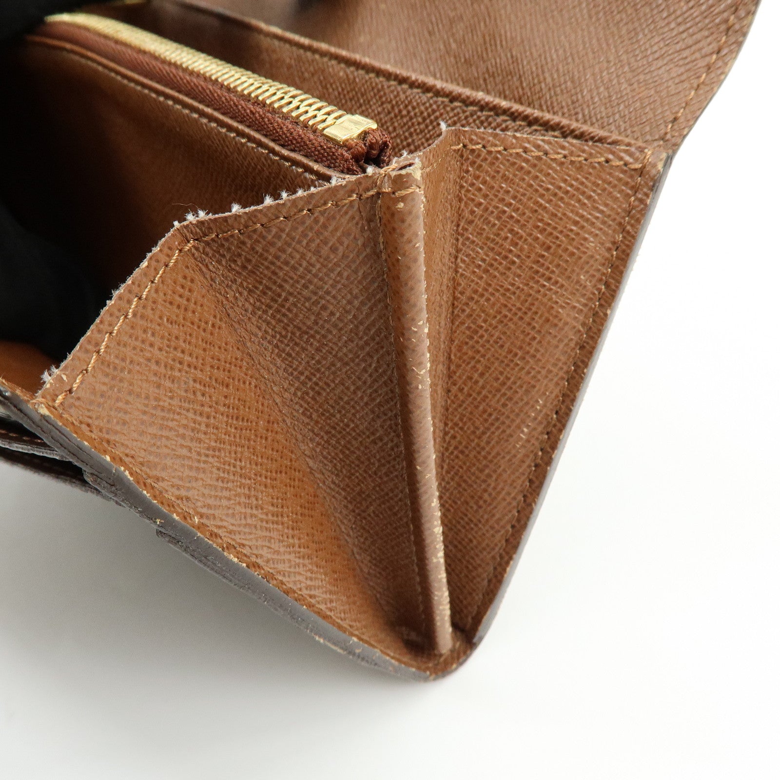 Louis Vuitton Monogram Portefeuille Sarah Long Wallet Brown M61734