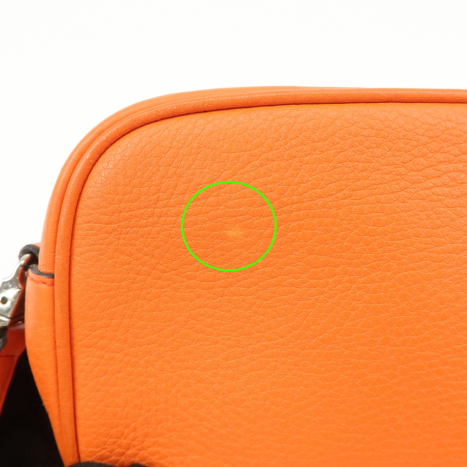 GUCCI SOHO Childrens Leather Mini Shoulder Bag Orange 355202