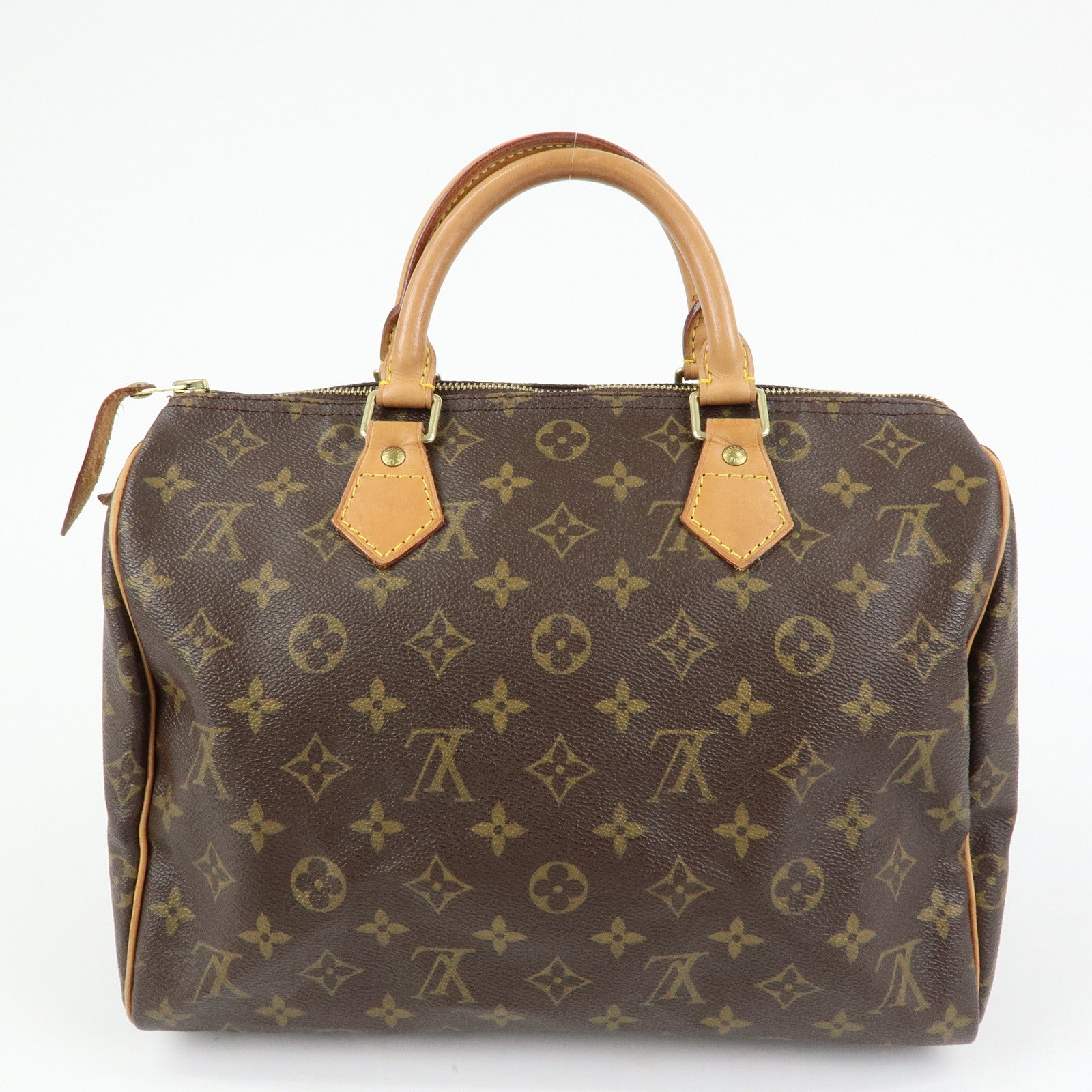 Louis Vuitton Monogram Speedy 30 Boston Bag Hand Bag Brown M41526