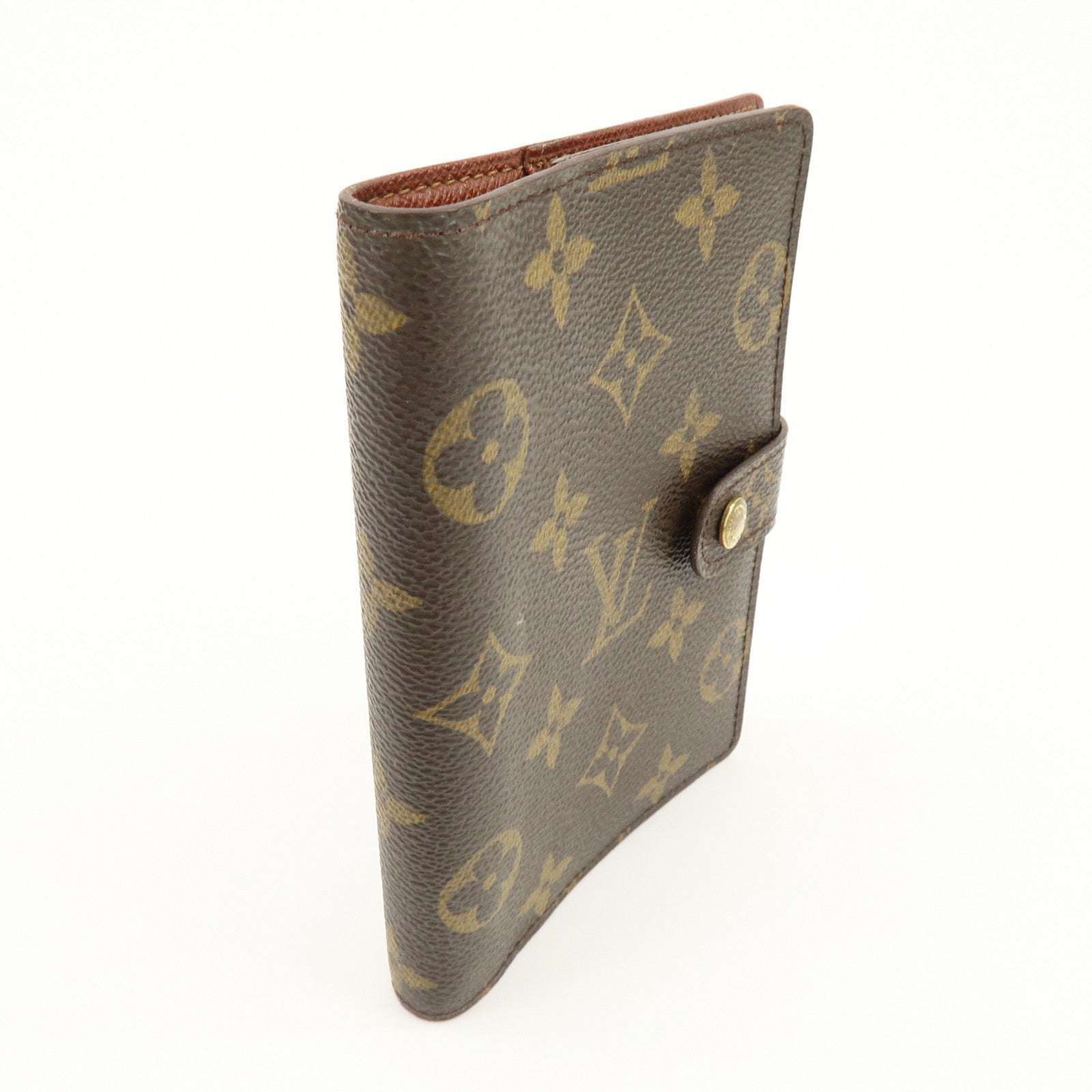 Louis Vuitton Monogram Agenda PM Planner Cover Brown R20005