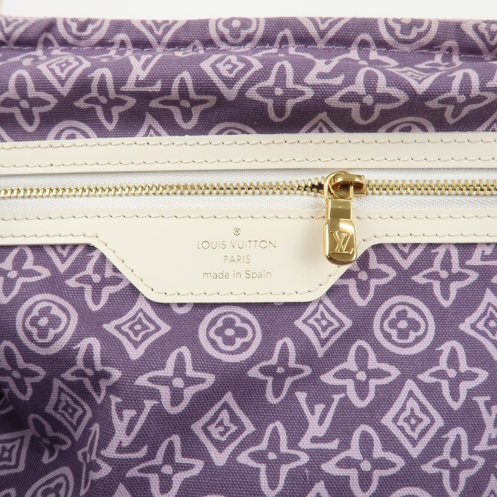 Louis Vuitton Cruise Line Canvas Tahitienne PM Tote Bag M95680 Used