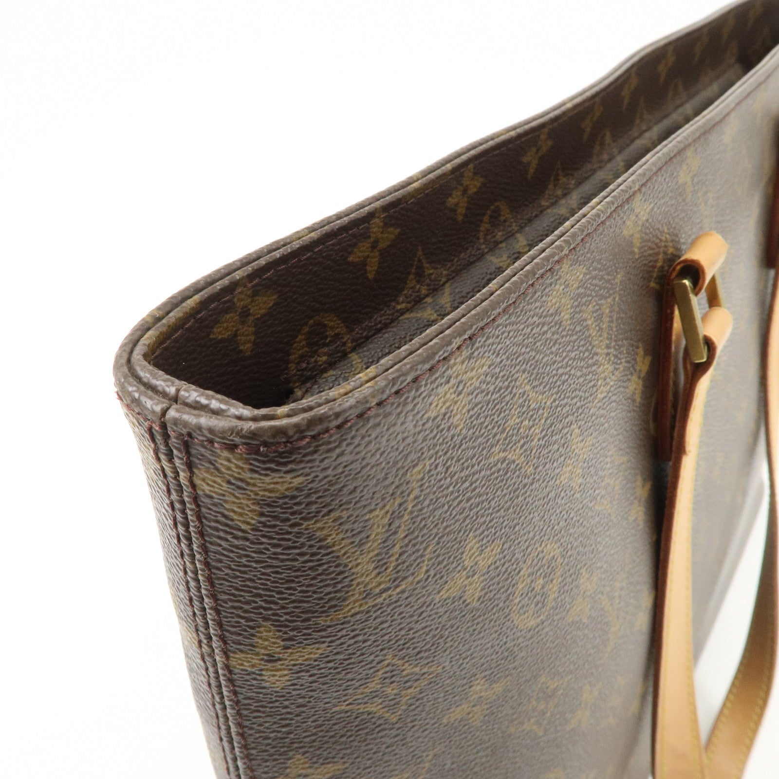 Louis Vuitton Monogram Luco Tote Bag Shoulder Bag Brown M51155 Used