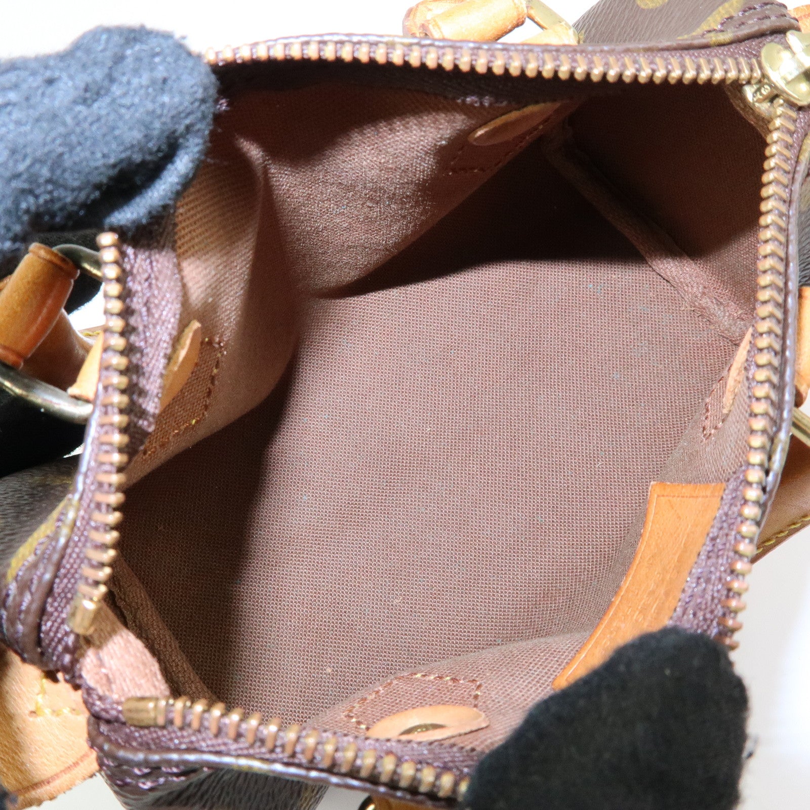 Louis Vuitton Monogram Canvas Mini Speedy Hand Bag Brown M41534