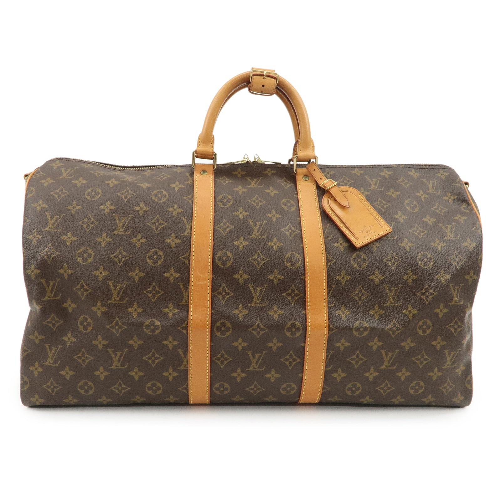 Louis Vuitton Monogram Keep All Bandouliere 55 Boston Bag M41414