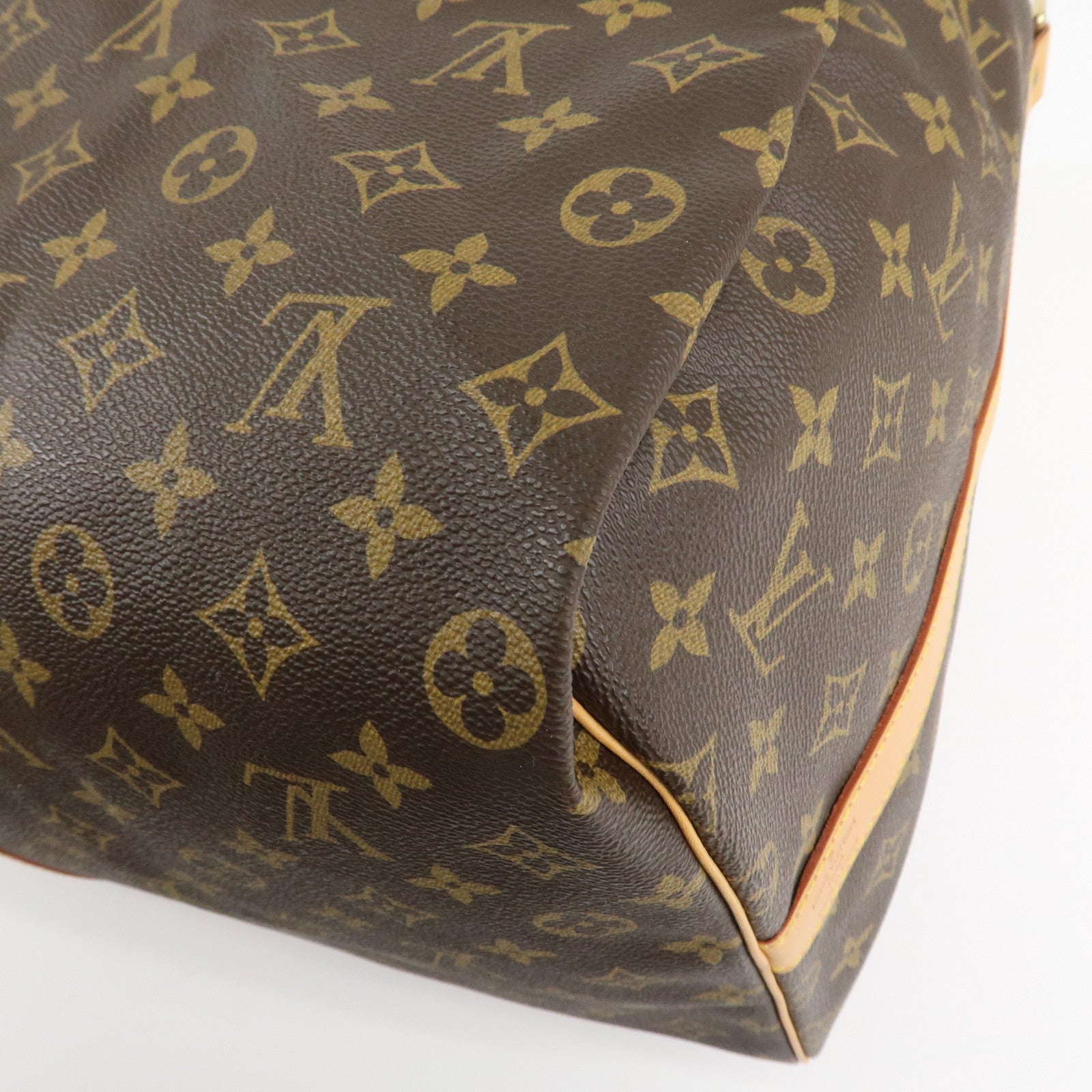 Louis Vuitton Monogram Keep All Bandouliere 60 Bag Brown M41412 Used