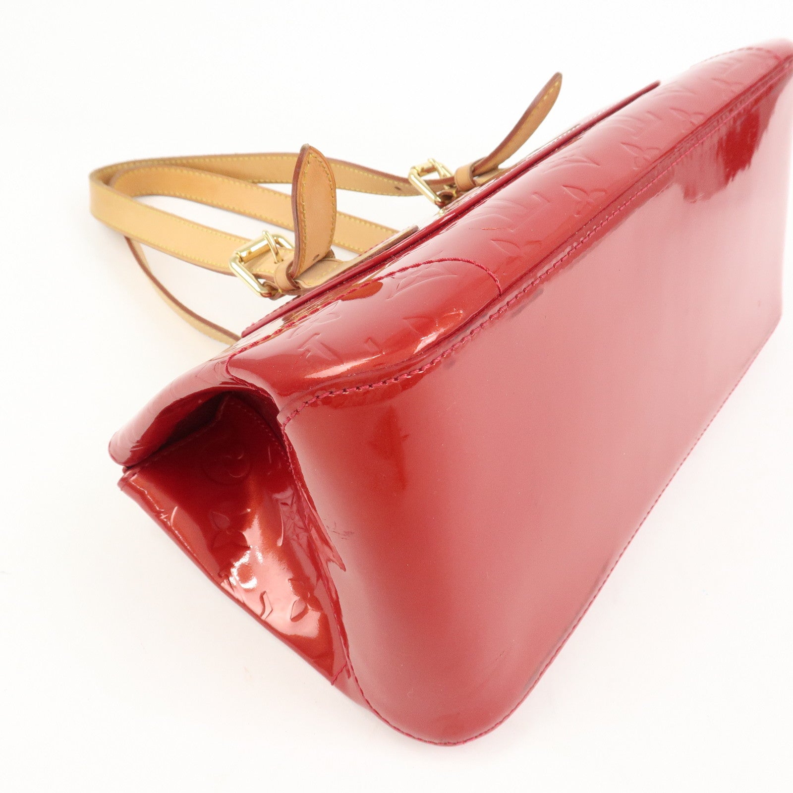 Louis Vuitton Vernis Rosewood Avenue Hand Bag Pomme DAmour M93507