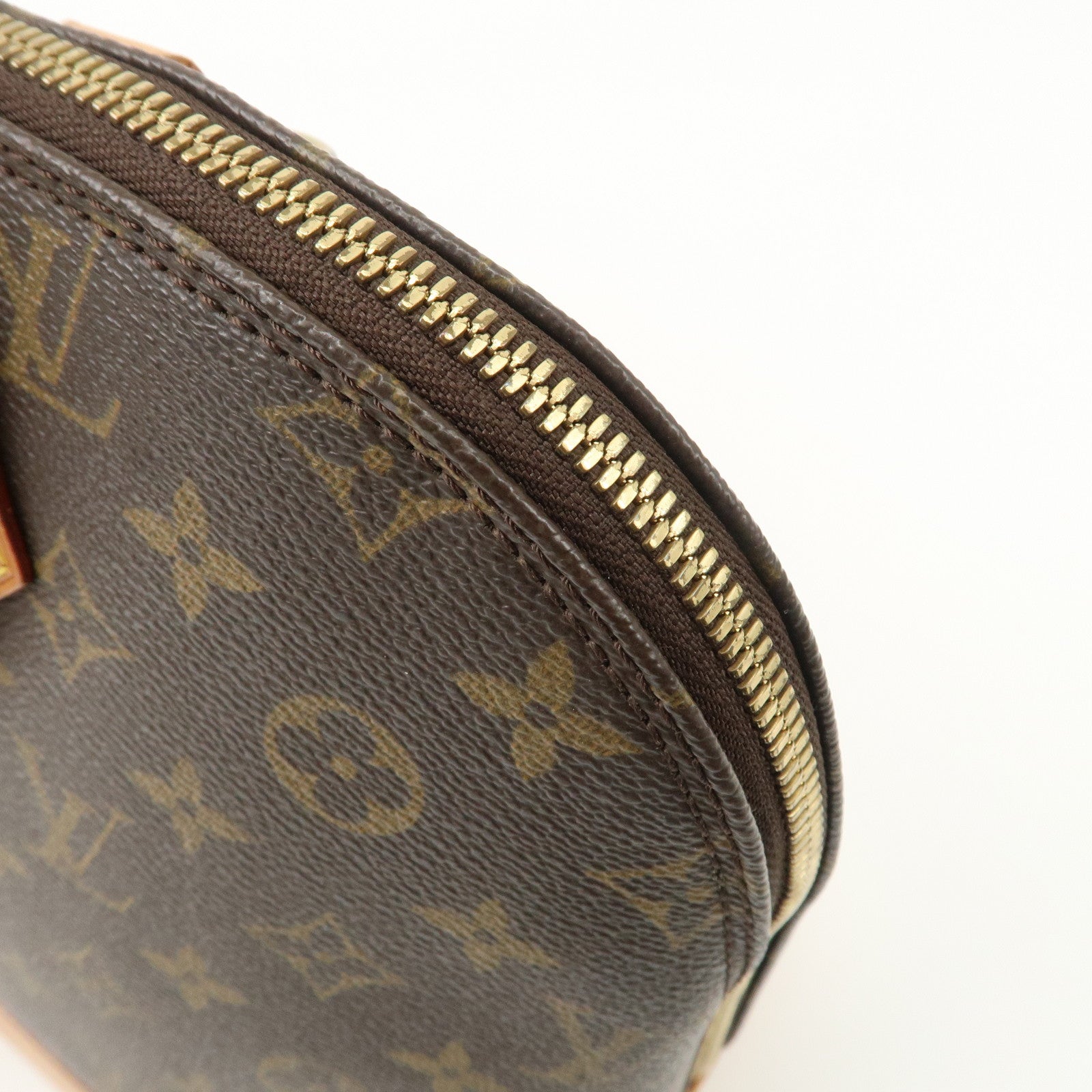 Louis Vuitton Monogram Alma PM Hand Bag Brown M51130 Used