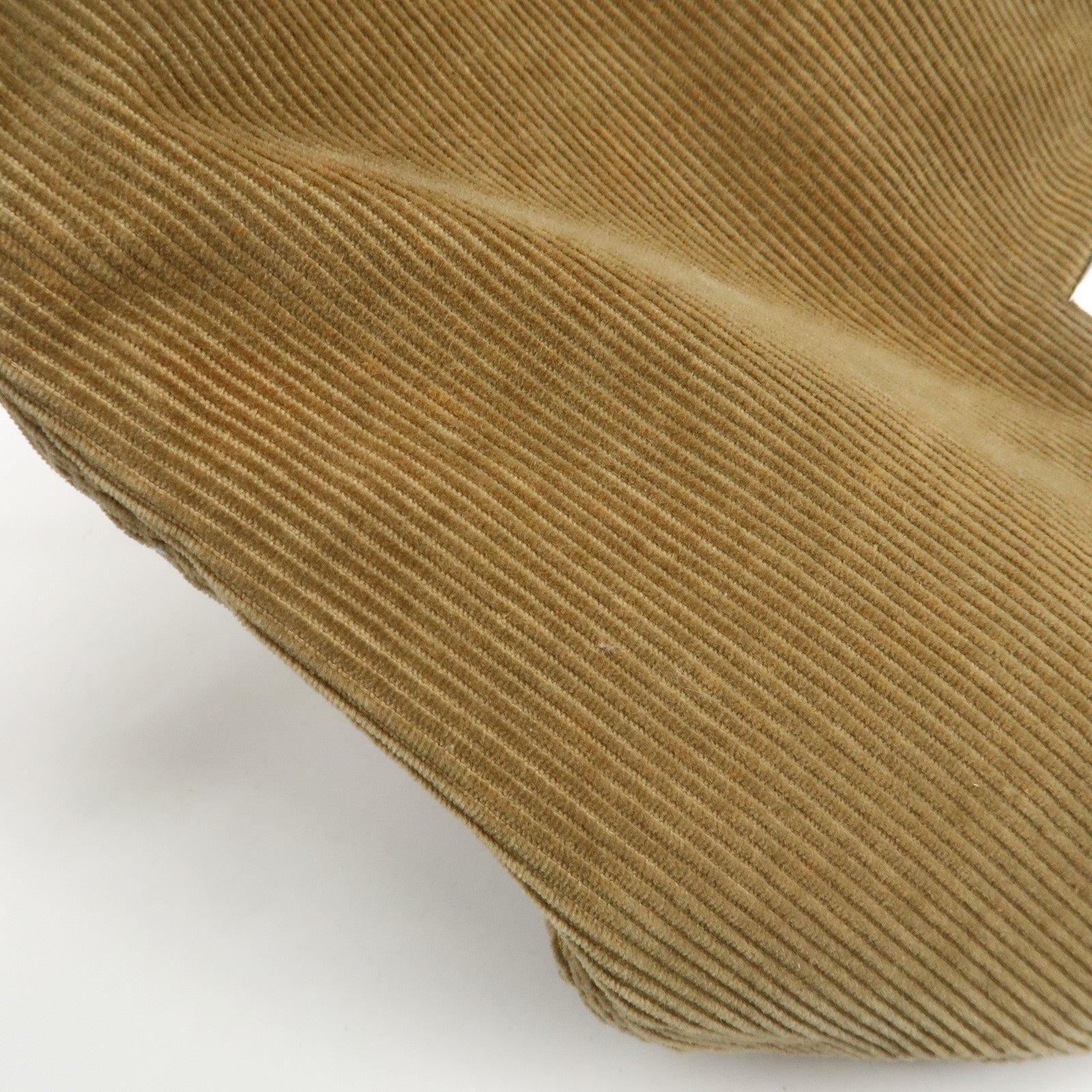 FENDI Corduroy Leather Shoulder Bag Hand Bag Brown 26778