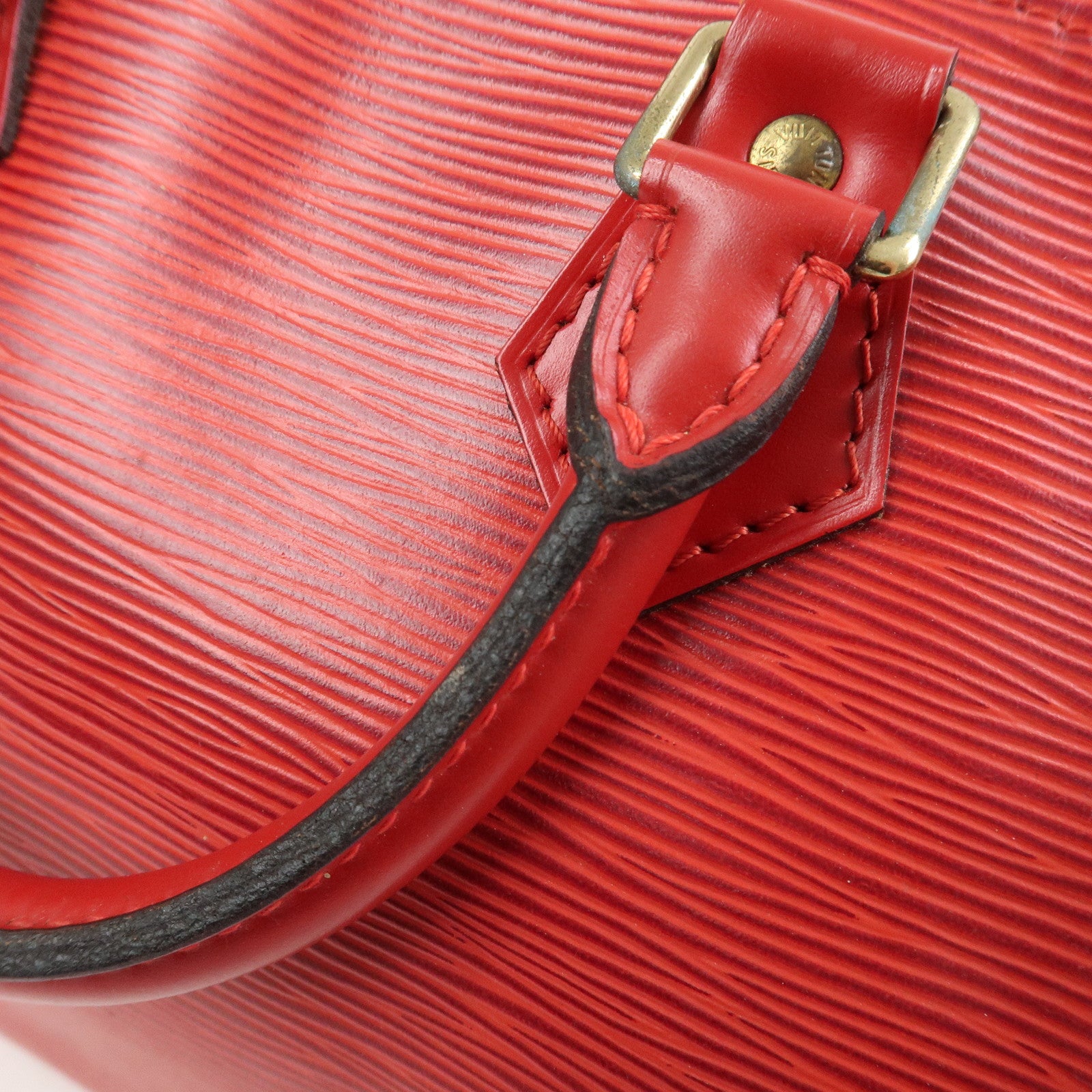 Louis Vuitton Epi Speedy 25 Hand Bag Castilian Red M43017