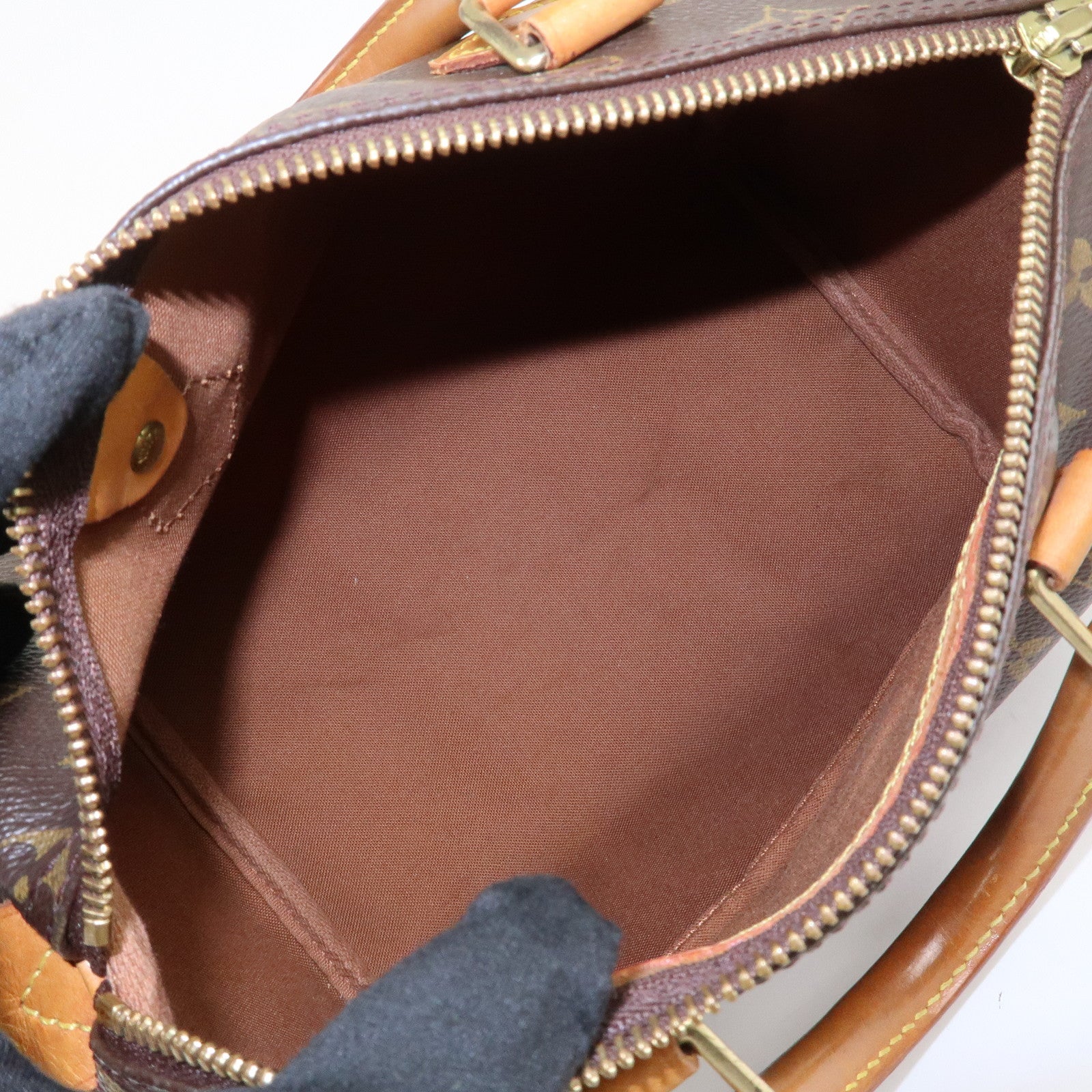 Louis Vuitton Monogram Speedy 25 Boston Bag Hand Bag Brown M41528