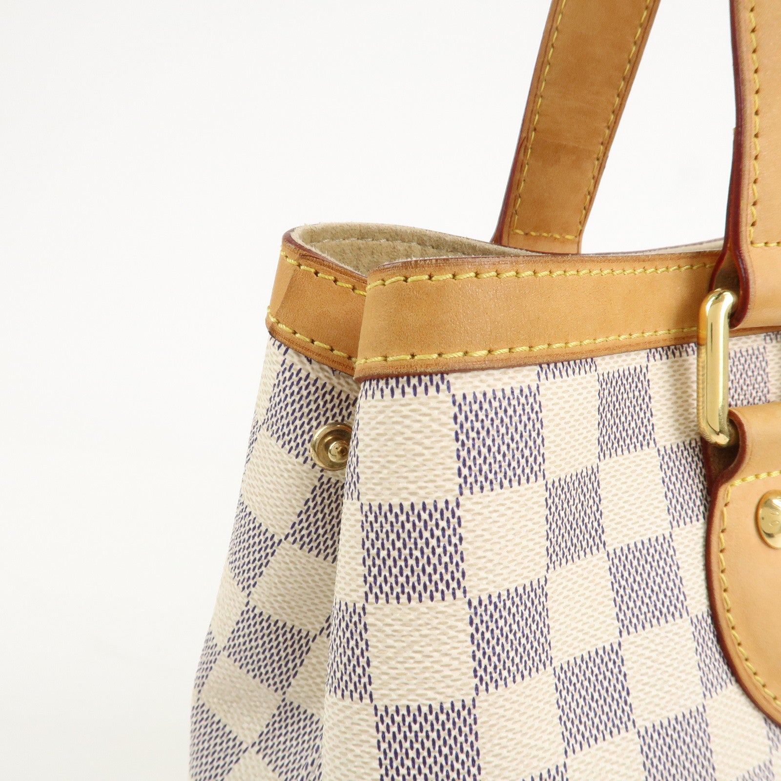 Louis Vuitton Damier Azur Hampstead PM Hand Bag Ivory N51207