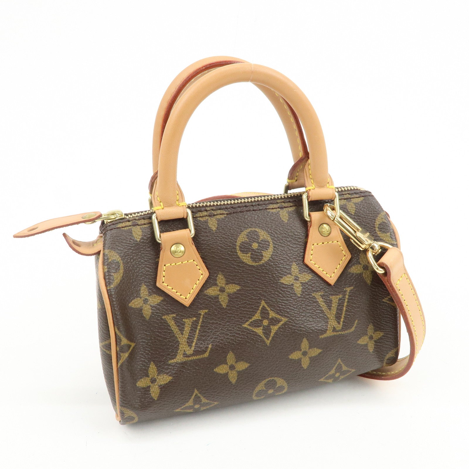 Louis Vuitton Monogram Mini Speedy Hand Bag Shoulder Bag M41534