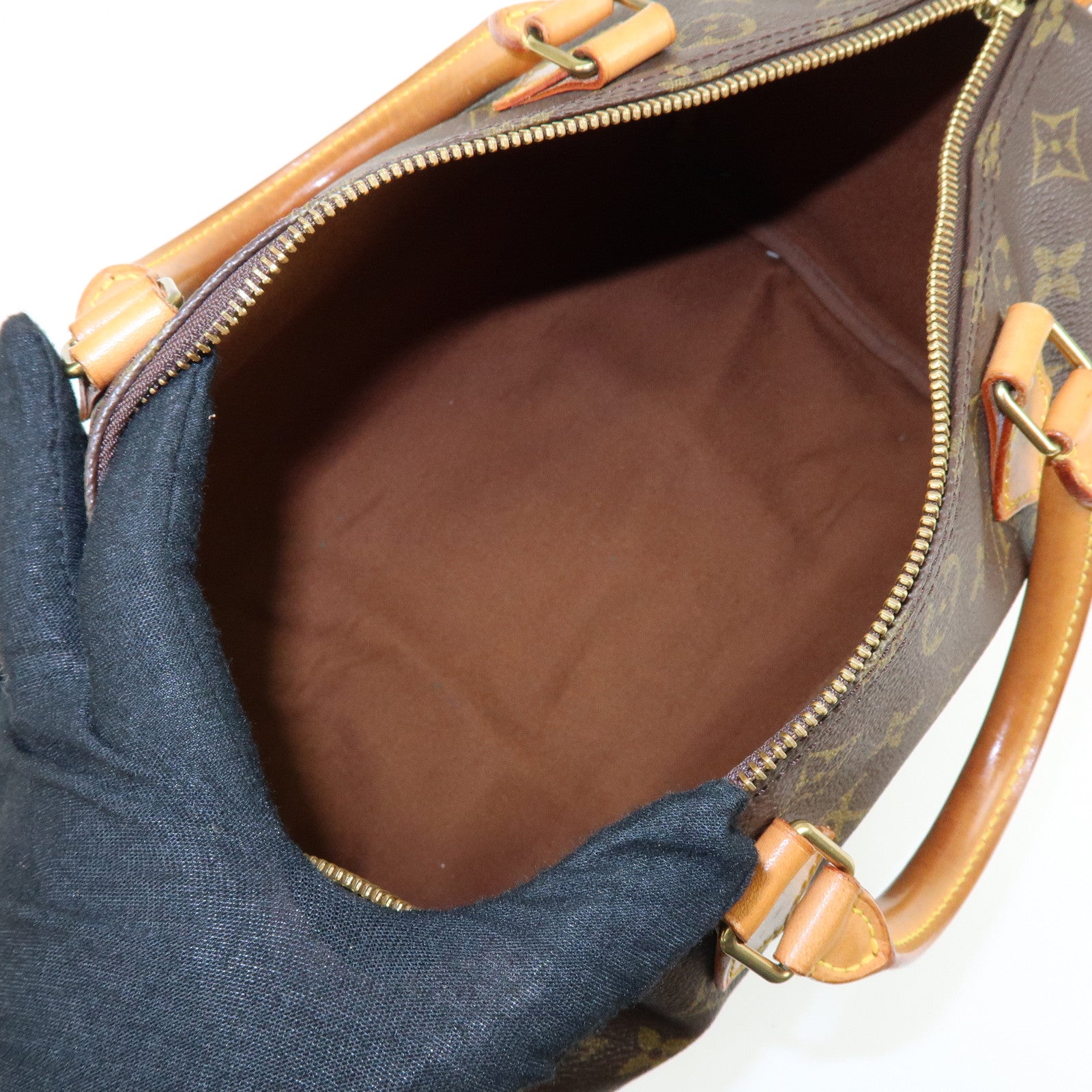 Louis Vuitton Monogram Speedy 30 Boston Bag Hand Bag Brown M41526