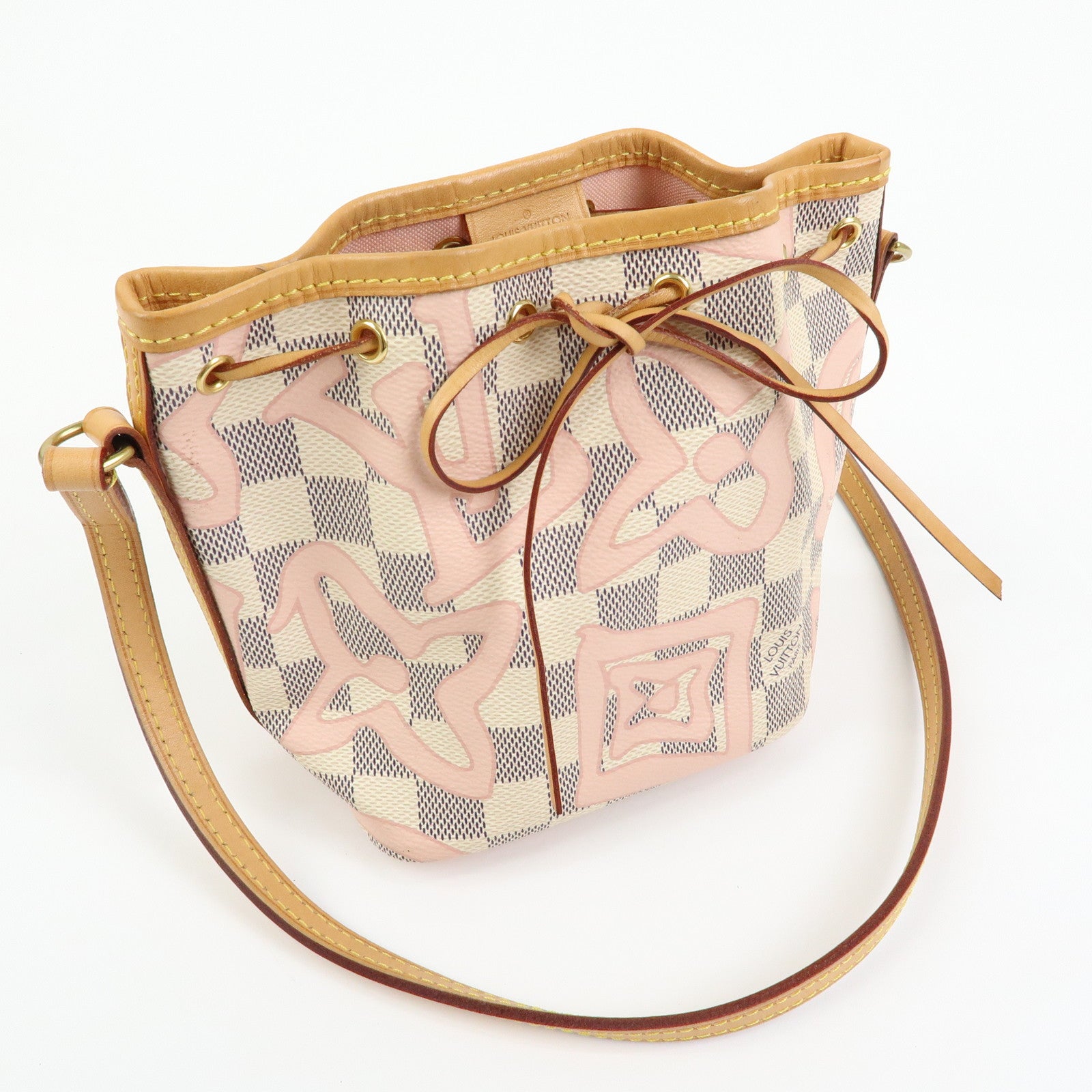 Louis Vuitton Damier Azur Tahiti Nano Noe Shoulder Bag N60052