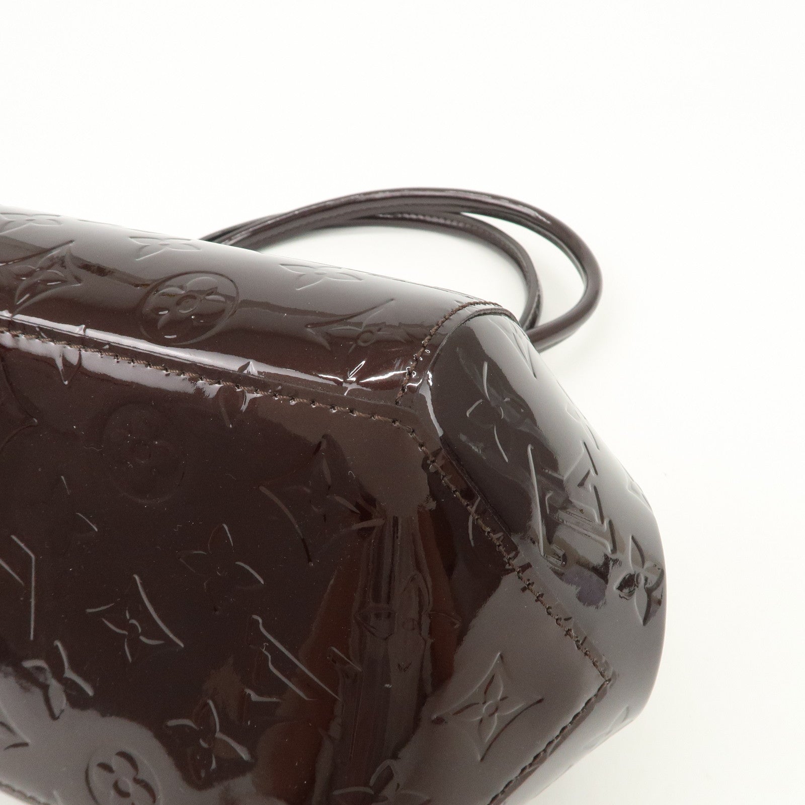 Louis Vuitton Monogram Vernis Leather Sherwood PM Hand Bag M91493