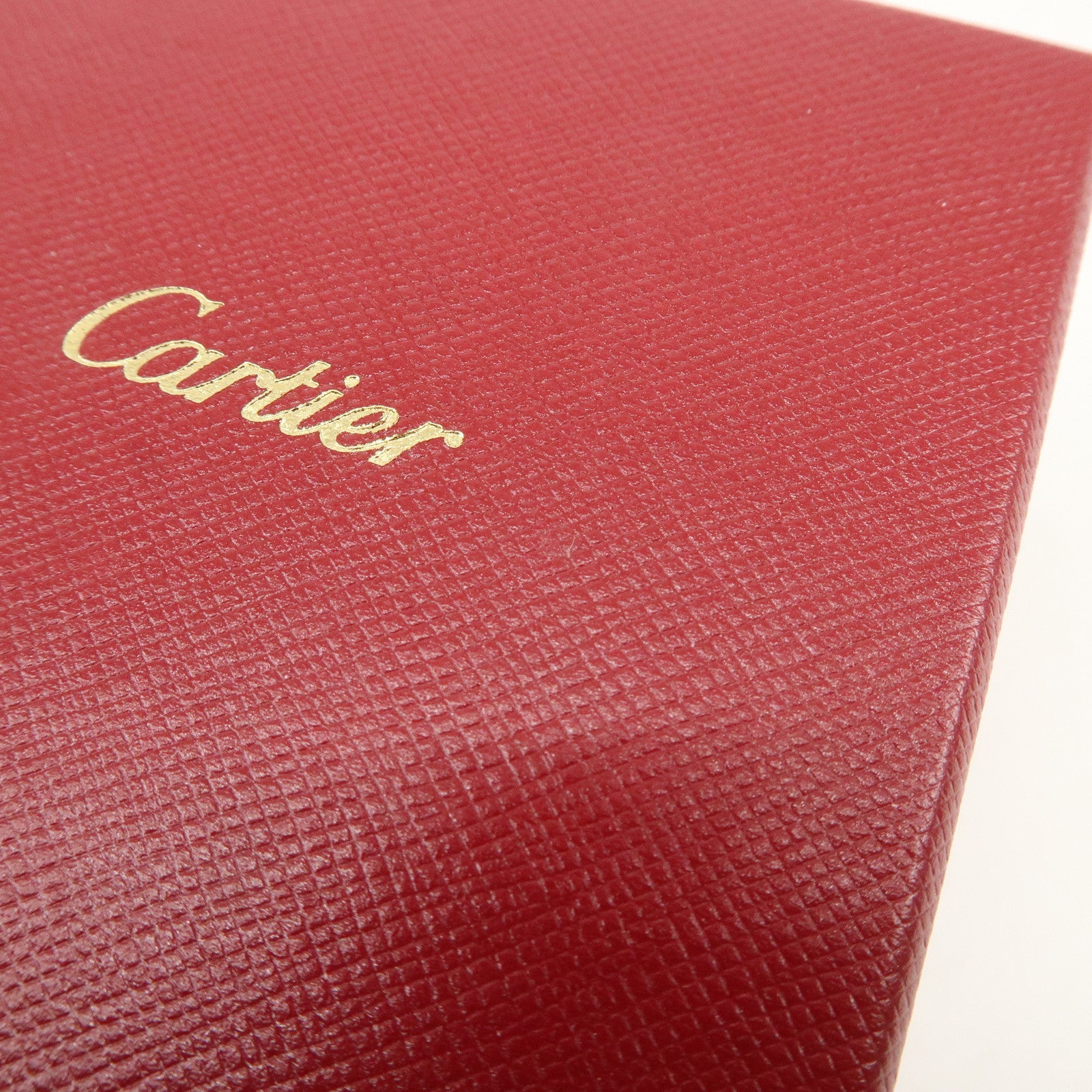 Cartier Set of 2 Jewelry Box Ring Box Display Box Red