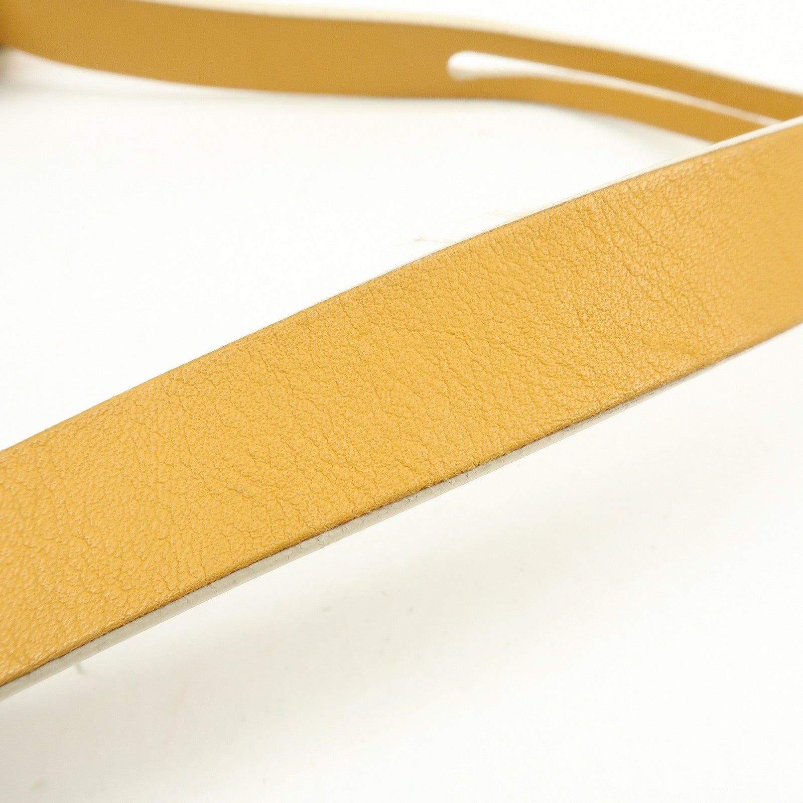 LOEWE Leather Shoulder Bag Hand Bag Light Brown