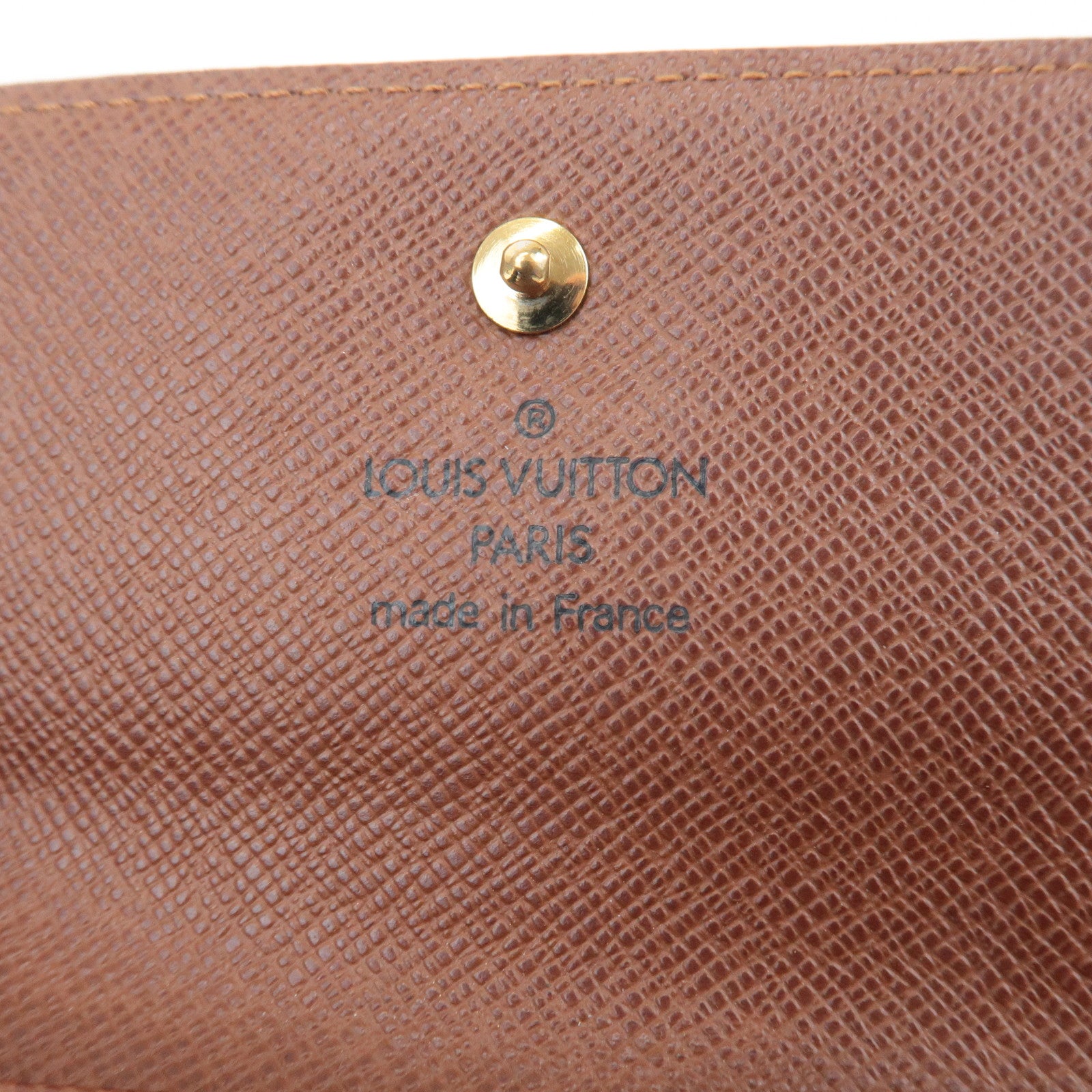 Louis Vuitton Monogram Porte Monnaie Billets Carte Credit M61660 Used